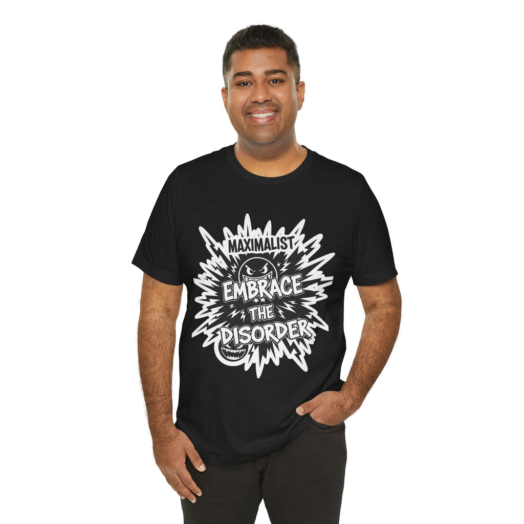 DIY Apparel | Embrace the Disorder T‑Shirt — Bold Maximalist Graphic Tee