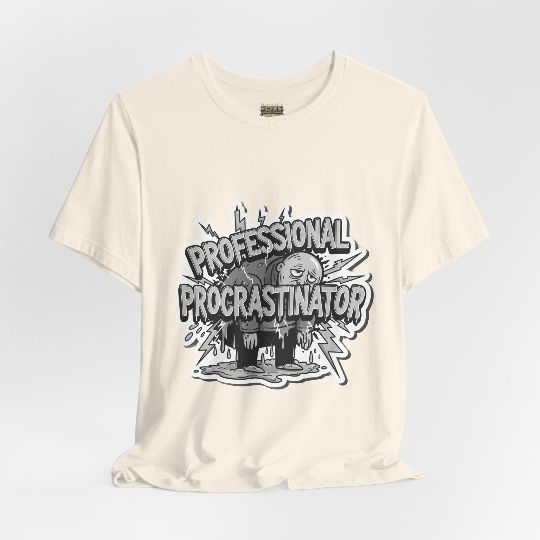 DIY Apparel | Professional Procrastinator T-Shirt — Funny Graphic Tee for Students & Office Workers