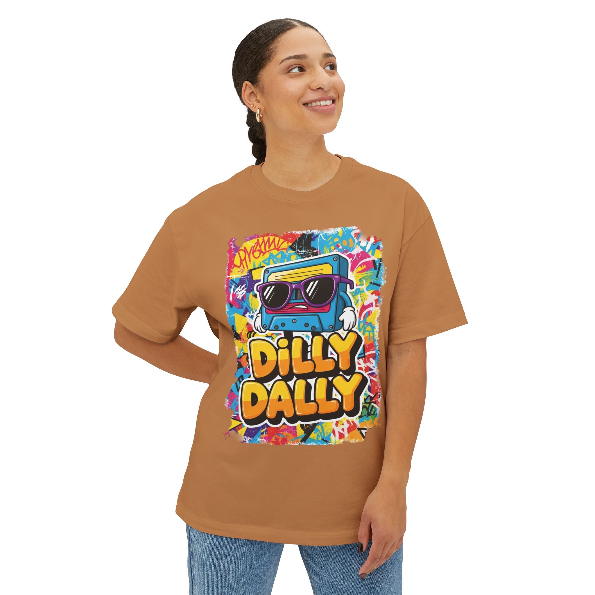 Dilly Dally 90s Skate Tee - Retro Streetwear Style