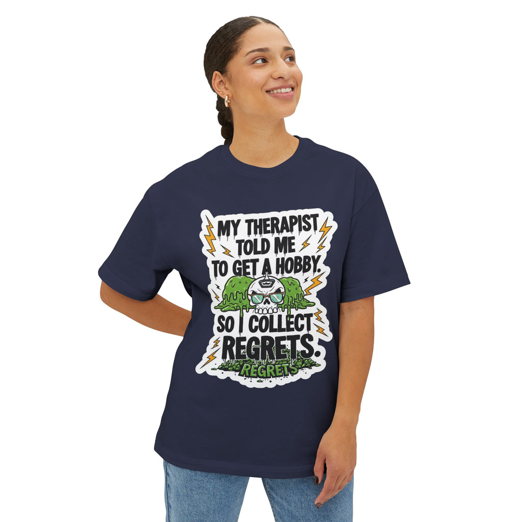 My Therapist Regrets Shirt | Funny Mental Health Tee | Dark Humor Sarcastic Streetwear | Premium Cotton Graphic T-Shirt