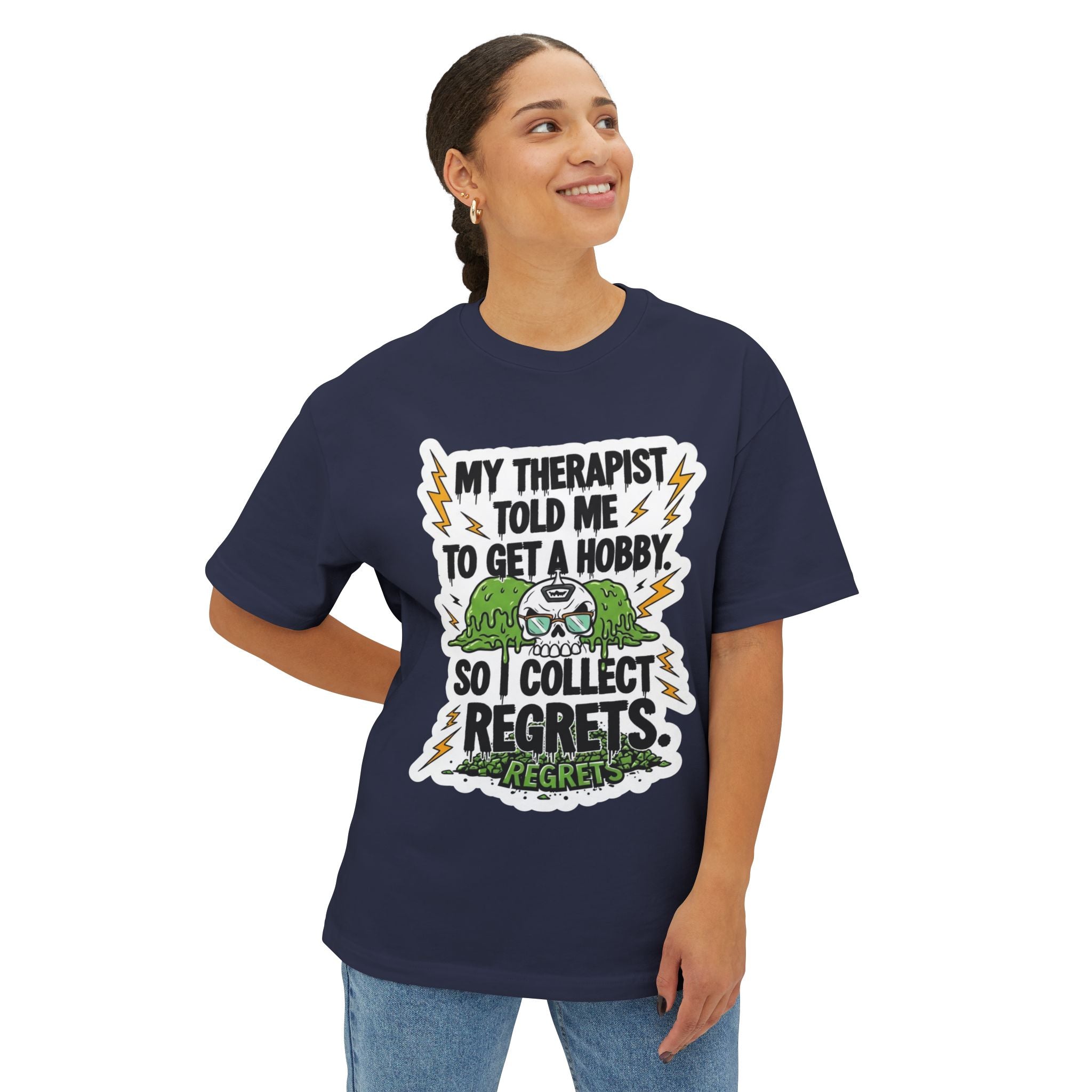 My Therapist Regrets Shirt | Funny Mental Health Tee | Dark Humor Sarcastic Streetwear | Premium Cotton Graphic T-Shirt