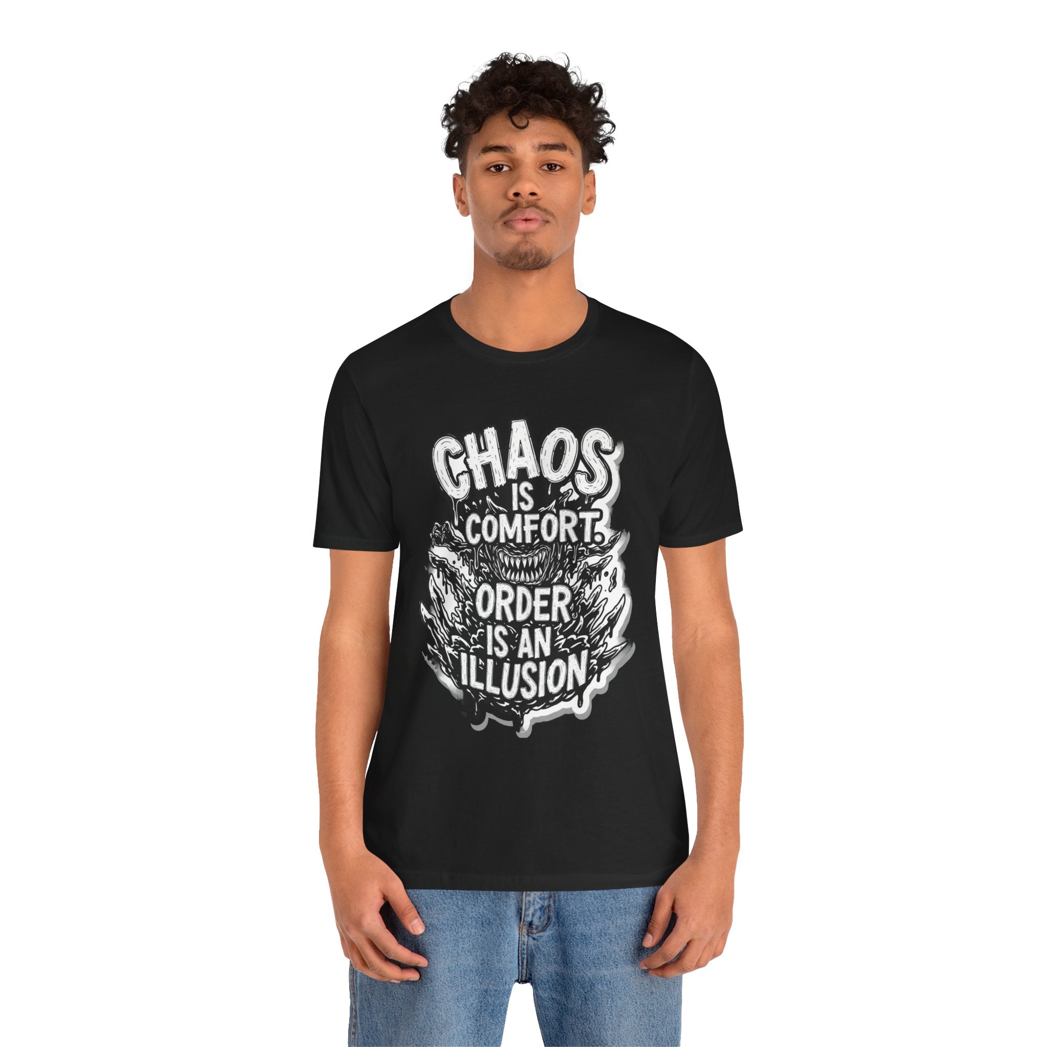 DIY apparel | Chaos Is Comfort Tee — Graphic Quote T-Shirt