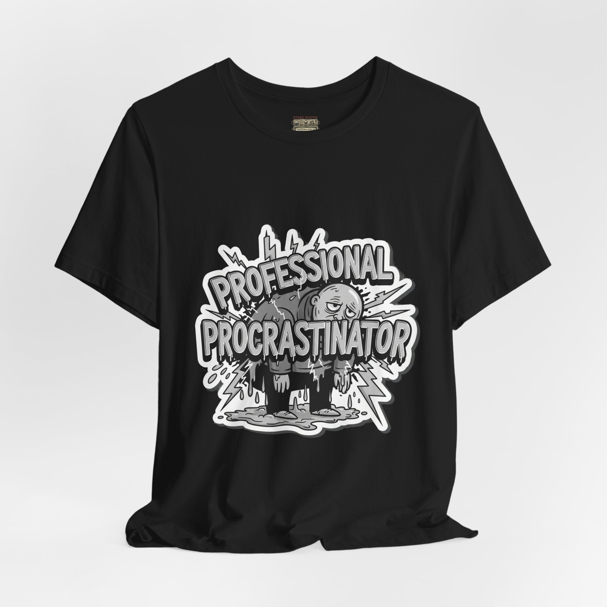 DIY Apparel | Professional Procrastinator T-Shirt — Funny Graphic Tee for Students & Office Workers