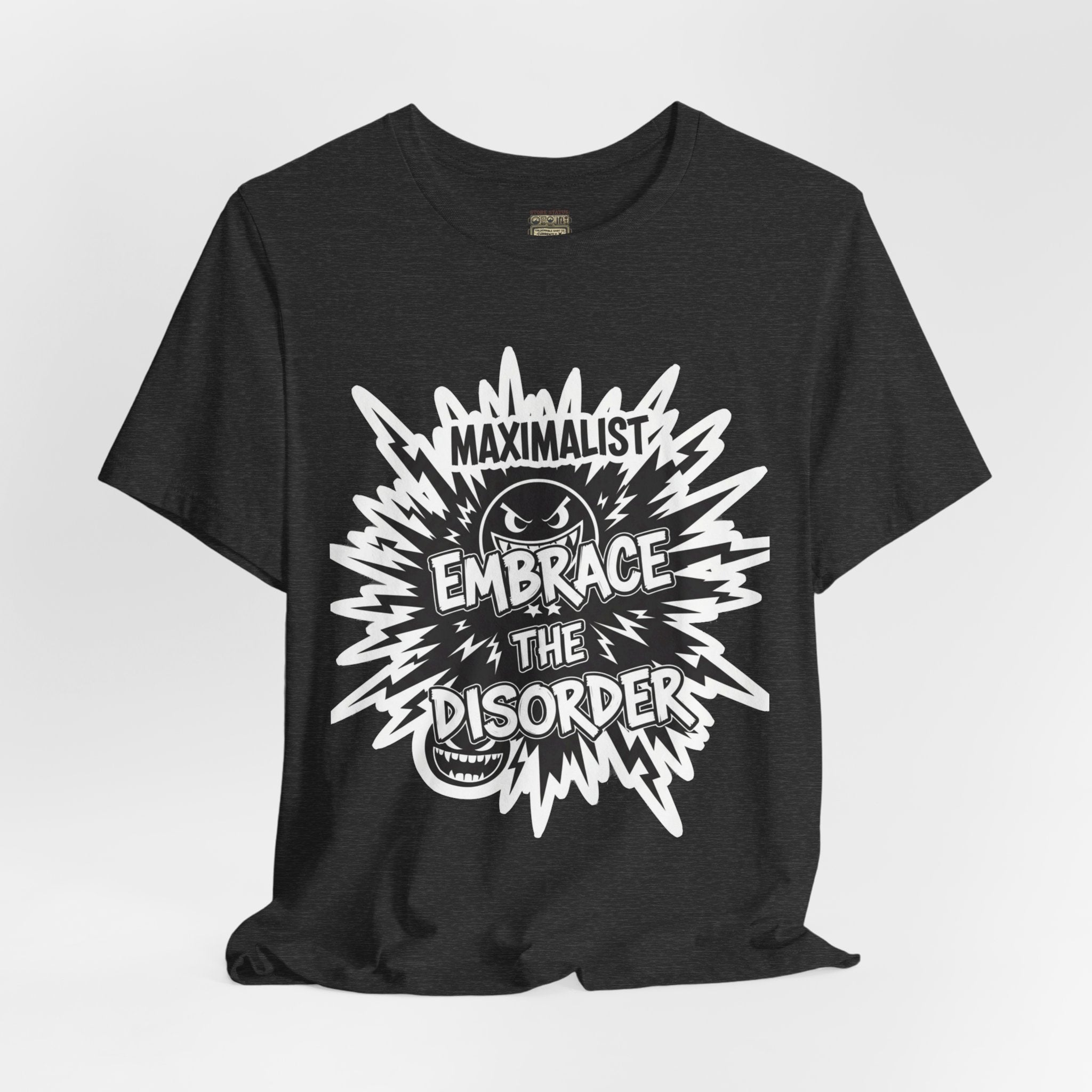 DIY Apparel | Embrace the Disorder T‑Shirt — Bold Maximalist Graphic Tee