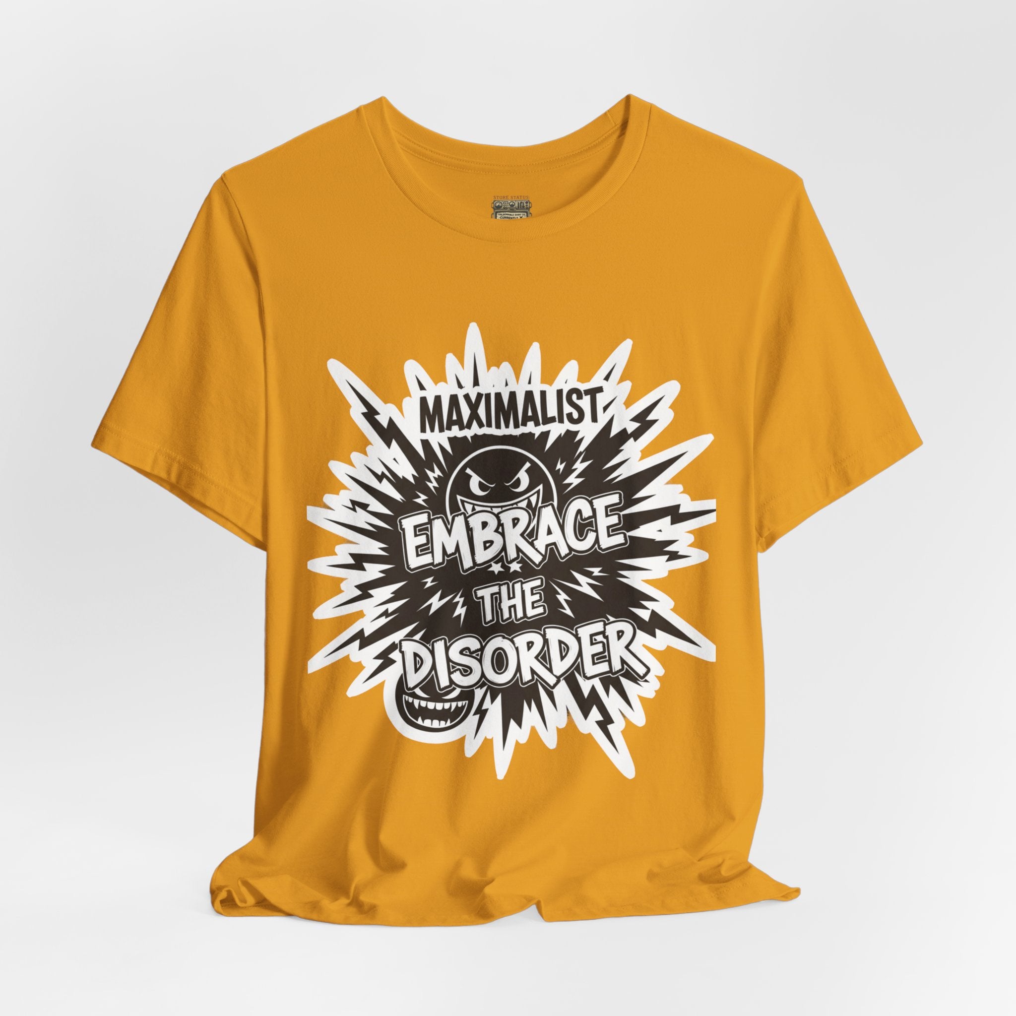 DIY Apparel | Embrace the Disorder T‑Shirt — Bold Maximalist Graphic Tee