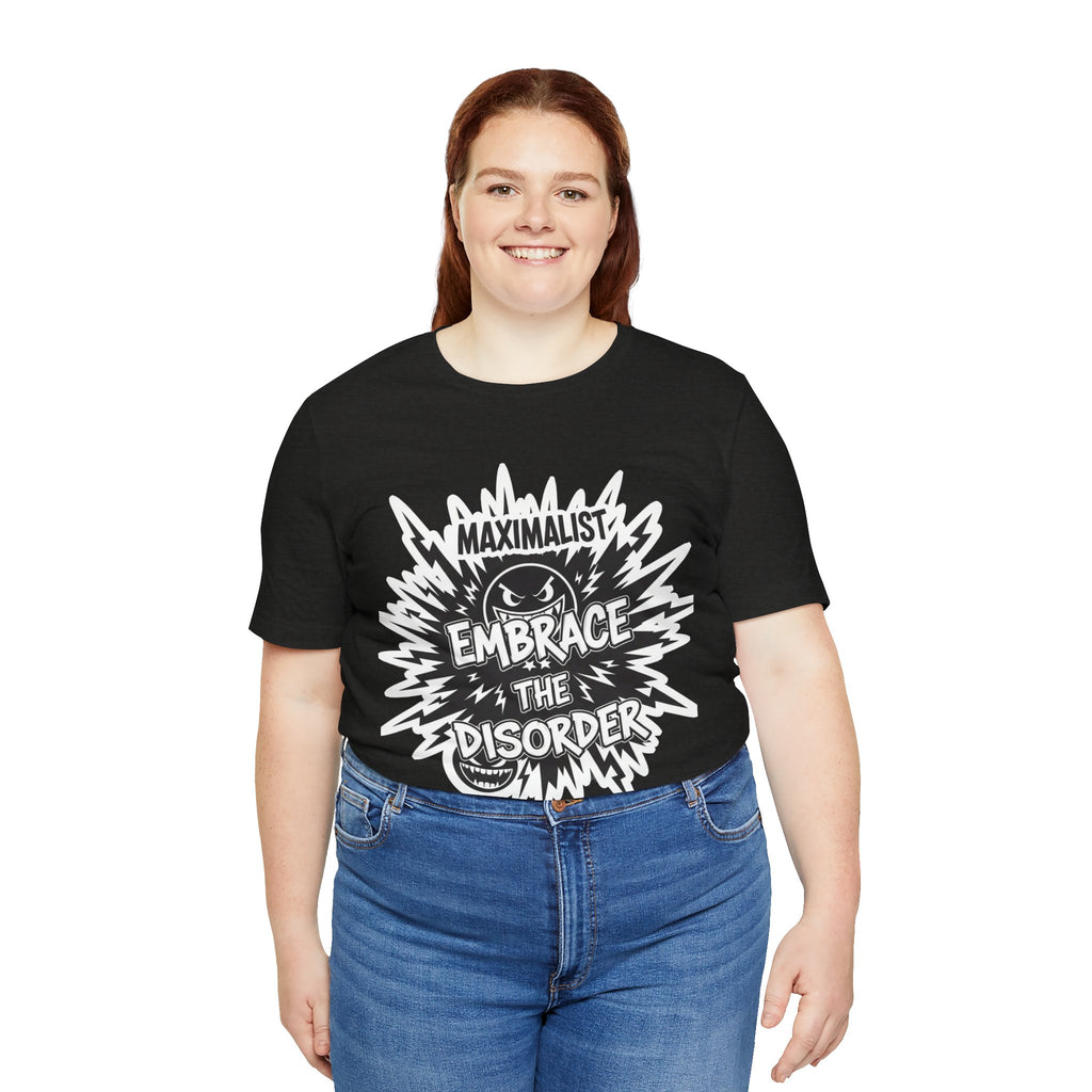 DIY Apparel | Embrace the Disorder T‑Shirt — Bold Maximalist Graphic Tee
