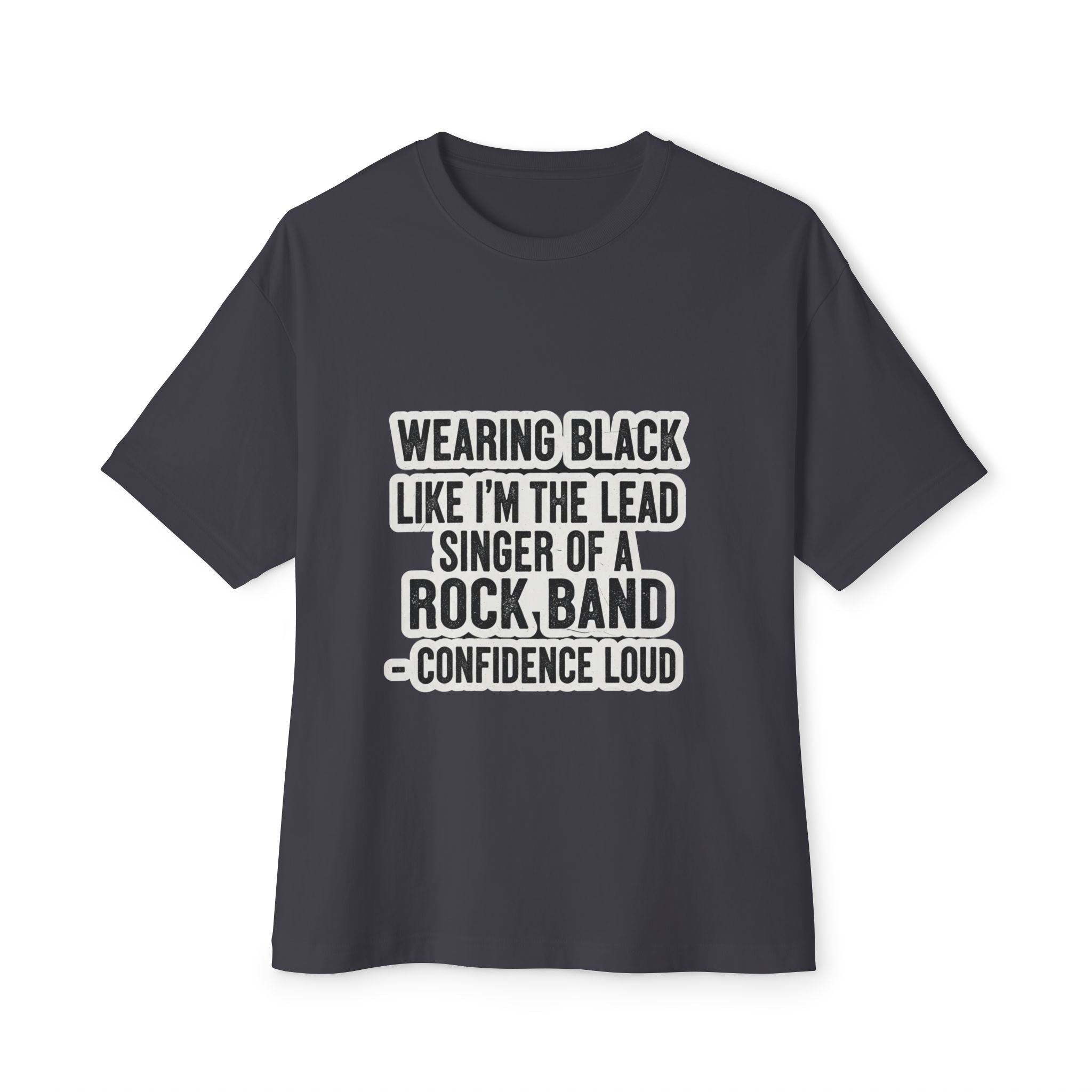 Loud Confidence Rock Band Tee - Bold Style