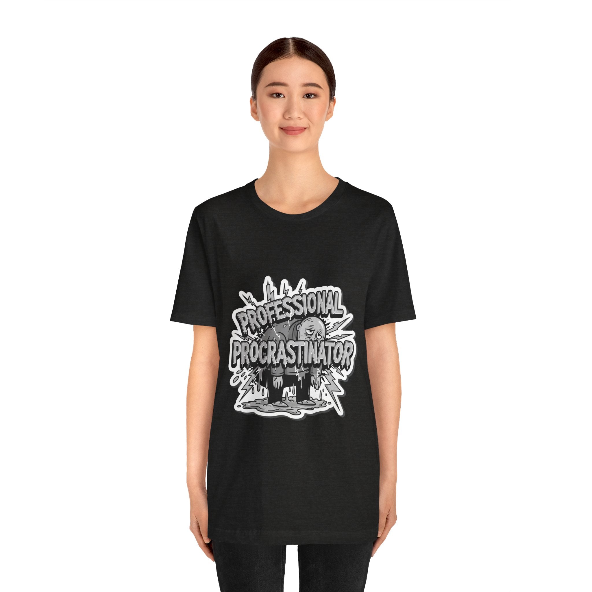 DIY Apparel | Professional Procrastinator T-Shirt — Funny Graphic Tee for Students & Office Workers