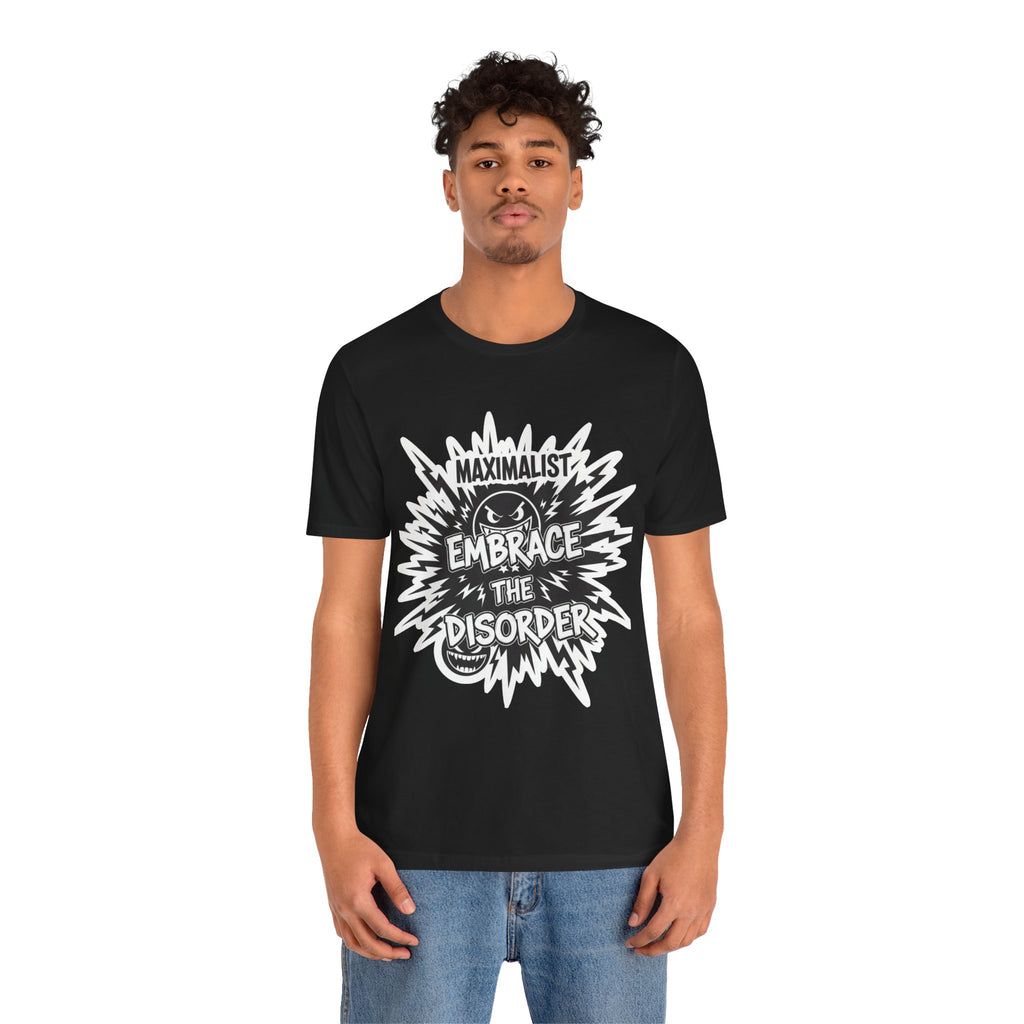 DIY Apparel | Embrace the Disorder T‑Shirt — Bold Maximalist Graphic Tee
