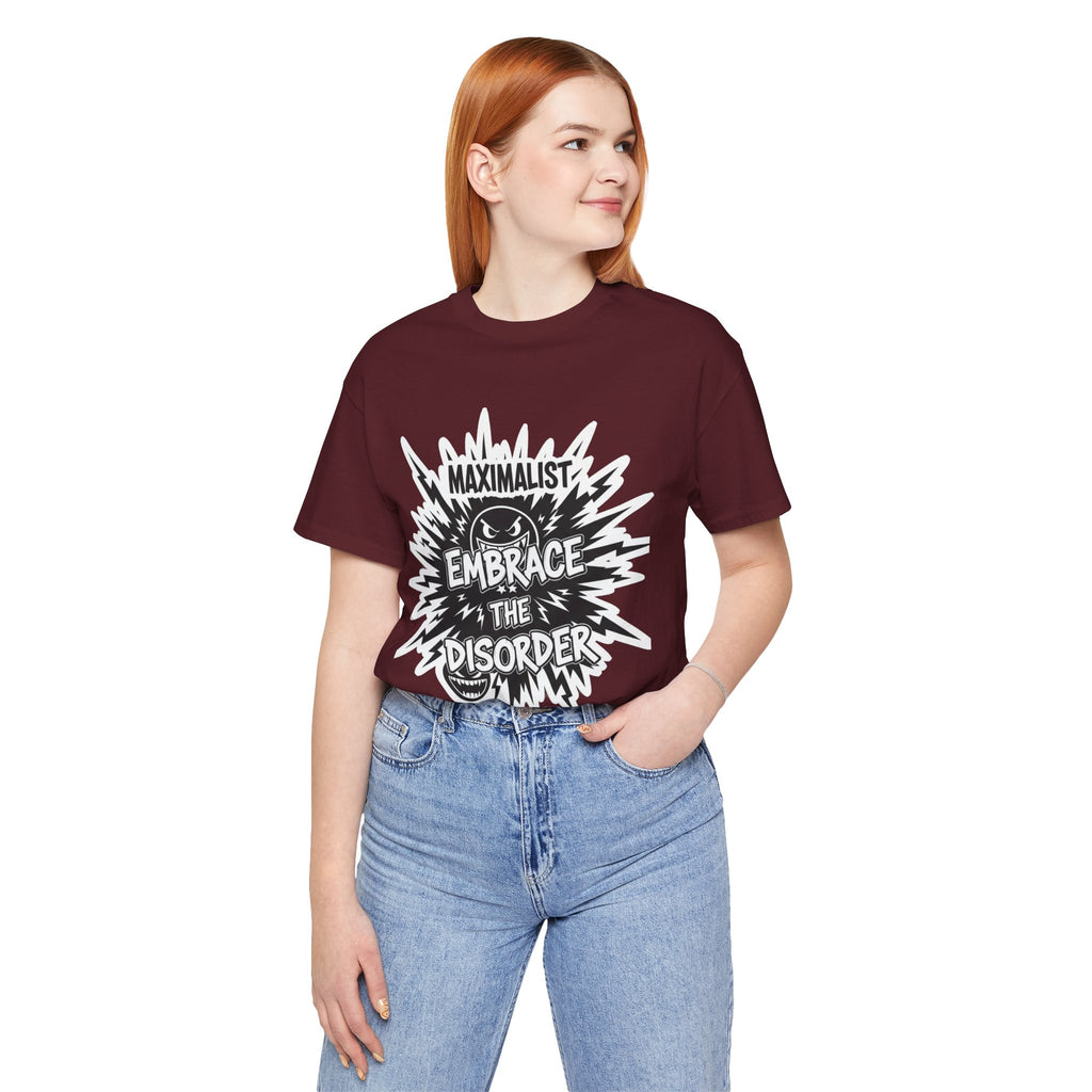 DIY Apparel | Embrace the Disorder T‑Shirt — Bold Maximalist Graphic Tee