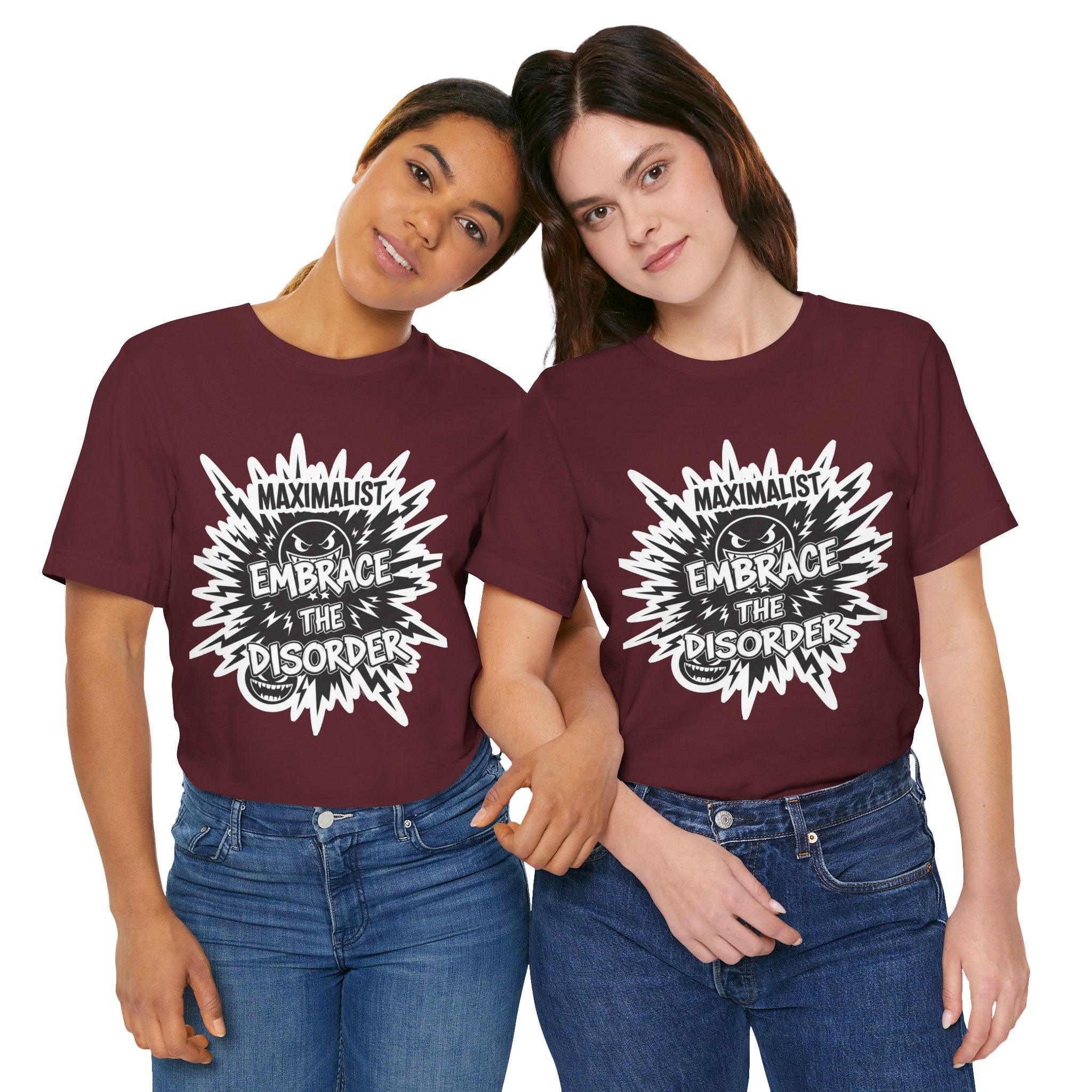 DIY Apparel | Embrace the Disorder T‑Shirt — Bold Maximalist Graphic Tee