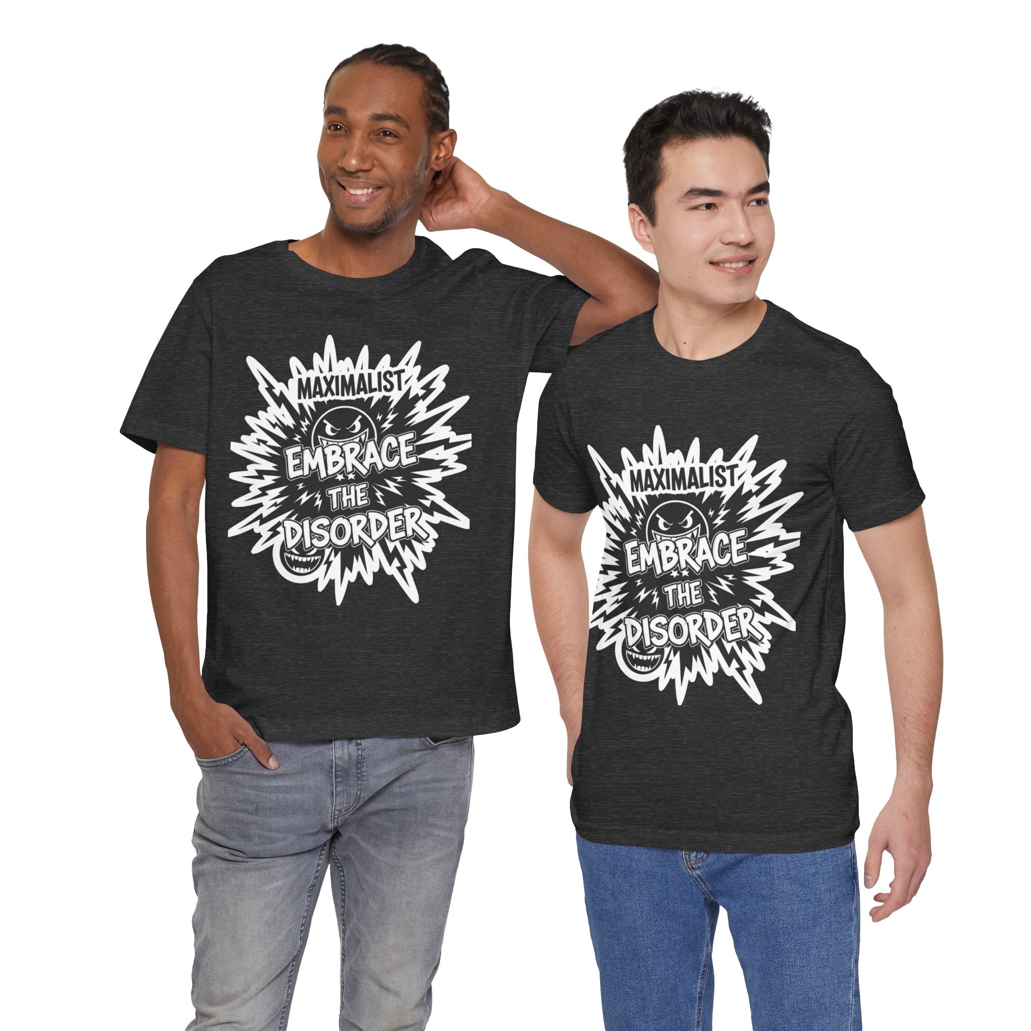DIY Apparel | Embrace the Disorder T‑Shirt — Bold Maximalist Graphic Tee