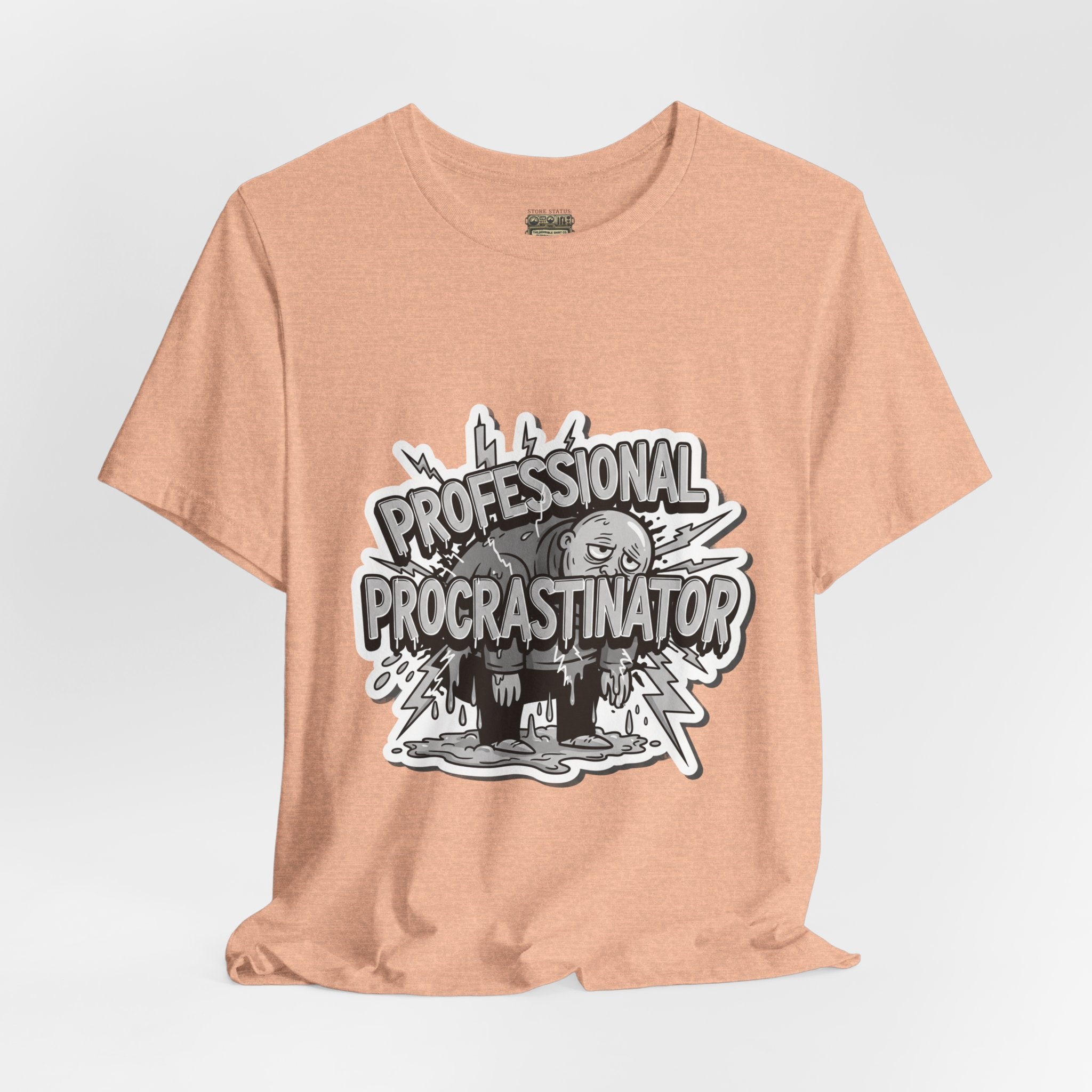 DIY Apparel | Professional Procrastinator T-Shirt — Funny Graphic Tee for Students & Office Workers