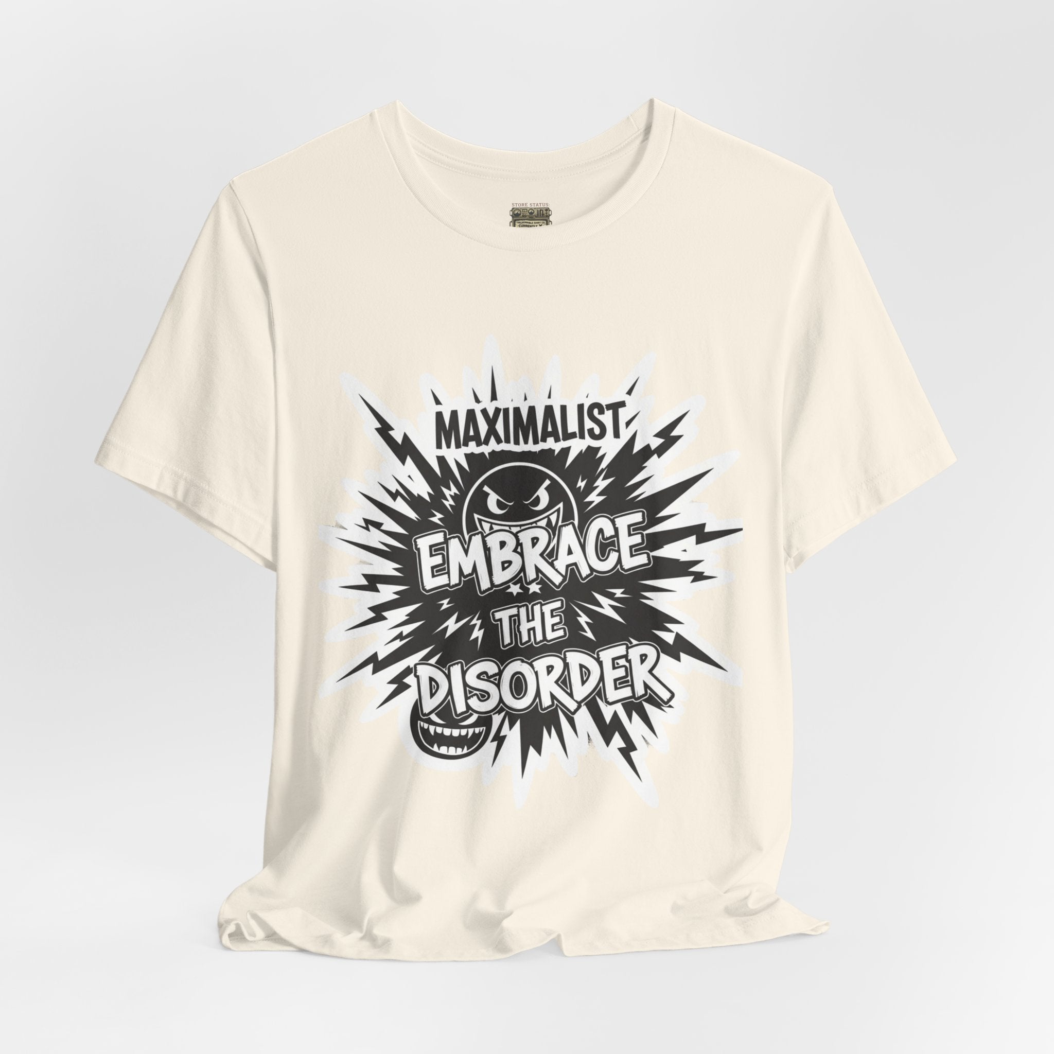 DIY Apparel | Embrace the Disorder T‑Shirt — Bold Maximalist Graphic Tee