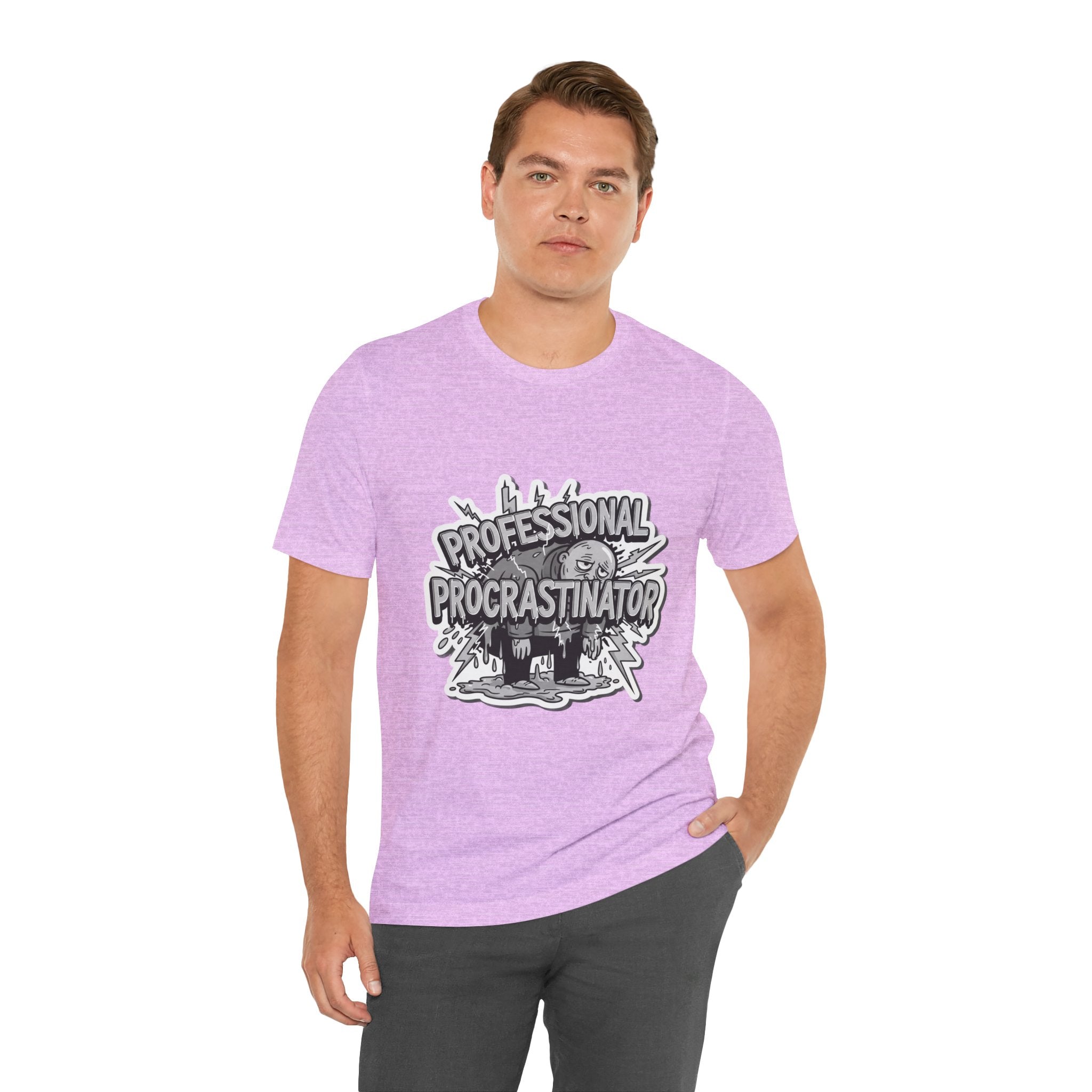 DIY Apparel | Professional Procrastinator T-Shirt — Funny Graphic Tee for Students & Office Workers