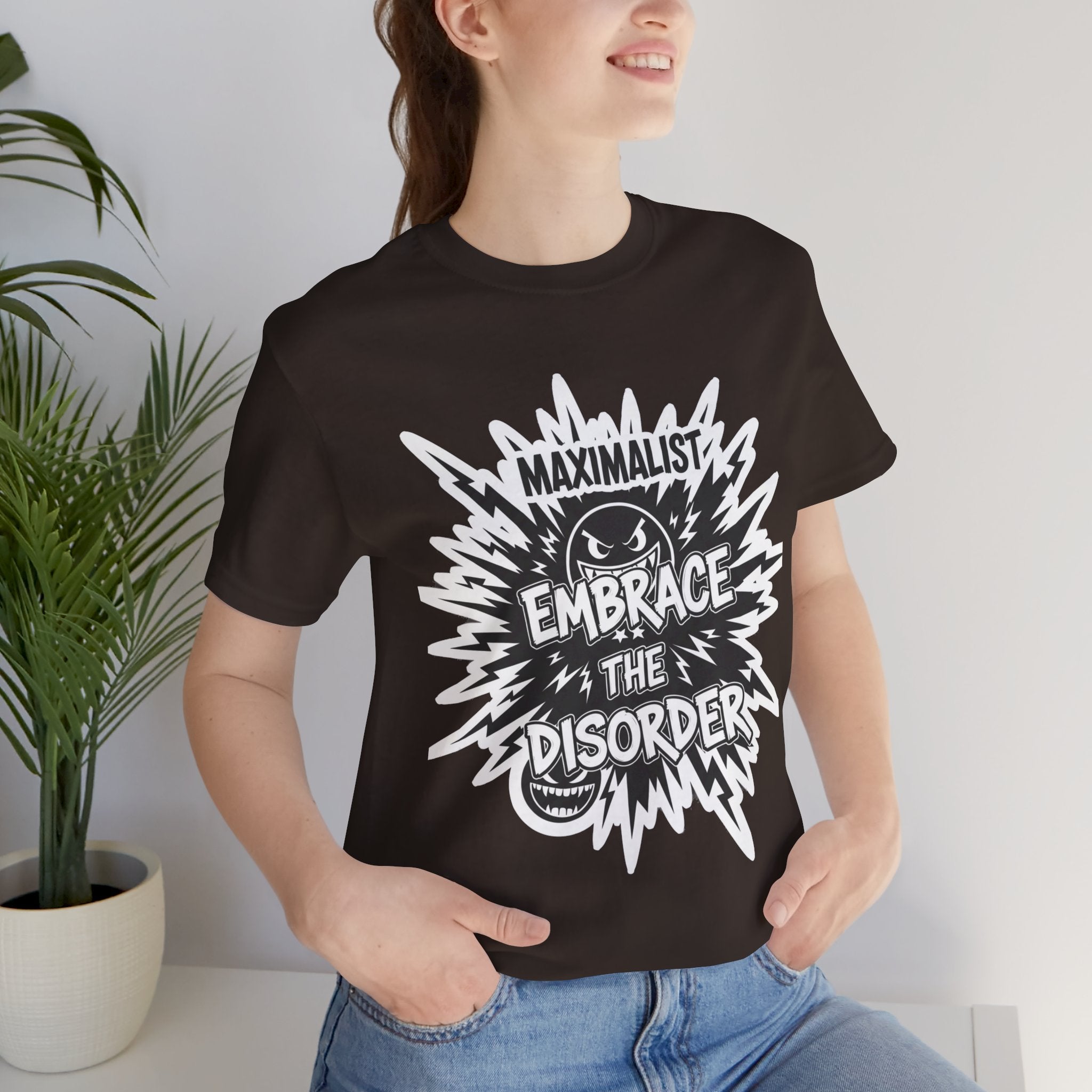 DIY Apparel | Embrace the Disorder T‑Shirt — Bold Maximalist Graphic Tee