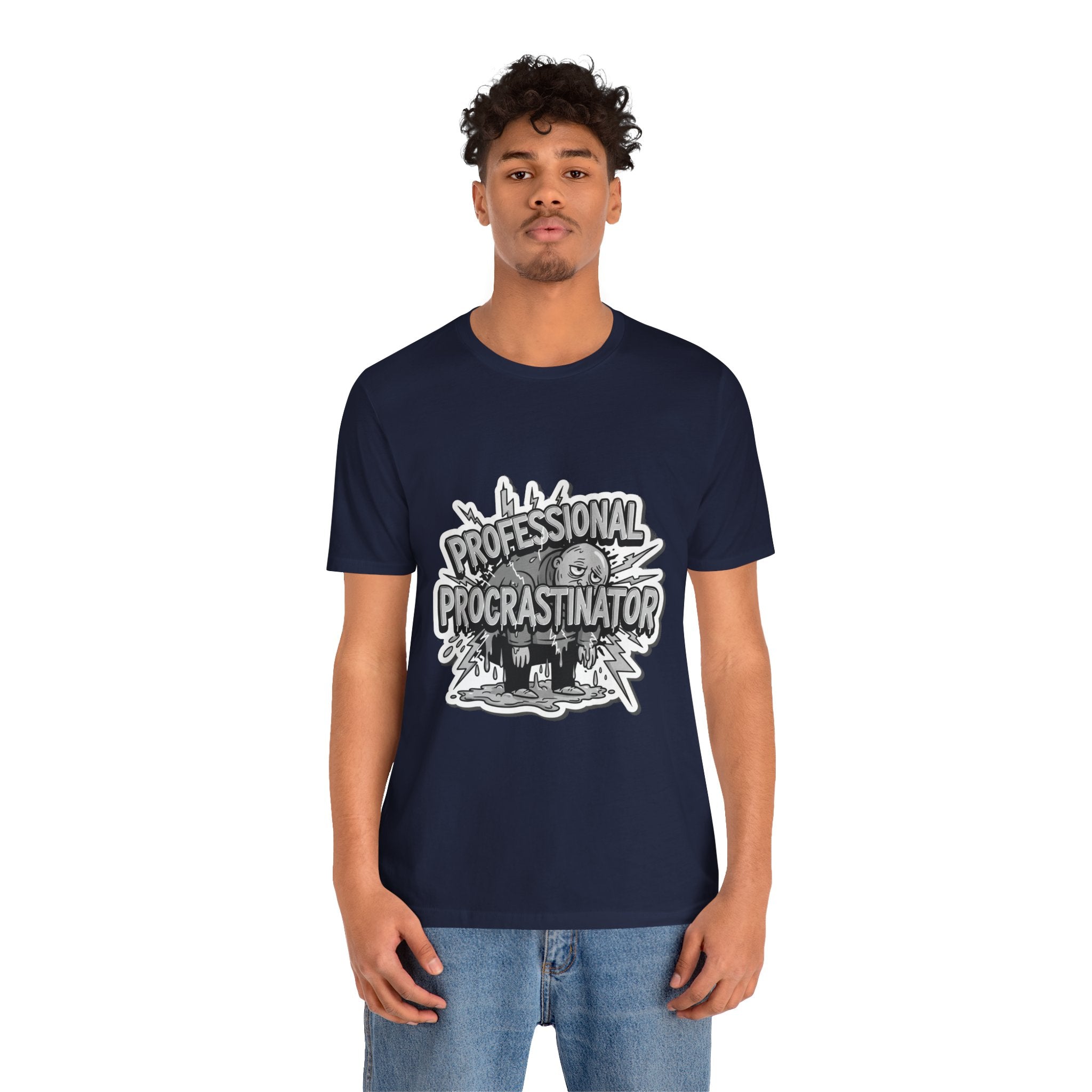 DIY Apparel | Professional Procrastinator T-Shirt — Funny Graphic Tee for Students & Office Workers
