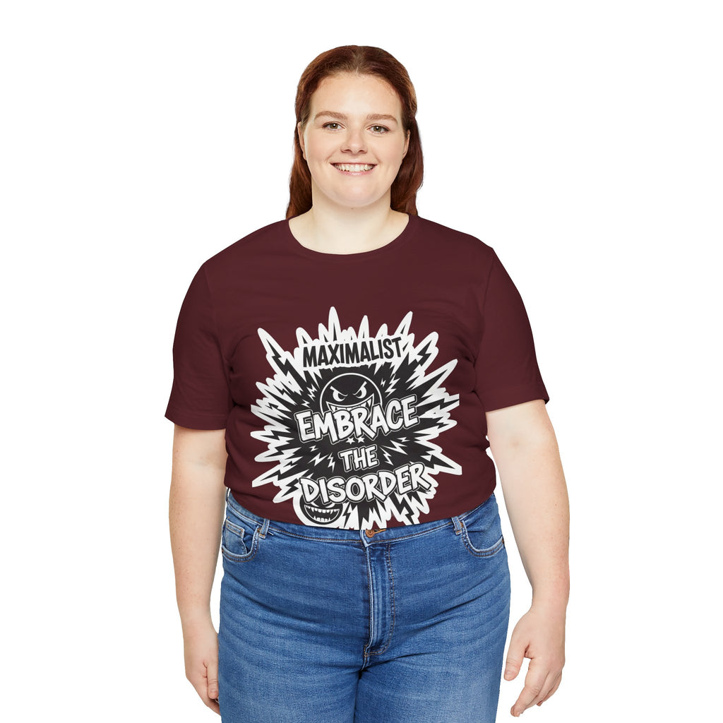 DIY Apparel | Embrace the Disorder T‑Shirt — Bold Maximalist Graphic Tee