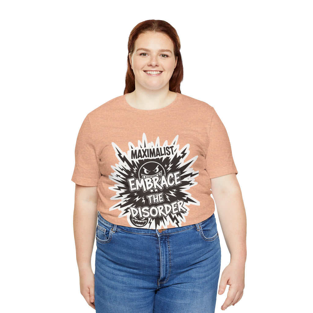 DIY Apparel | Embrace the Disorder T‑Shirt — Bold Maximalist Graphic Tee