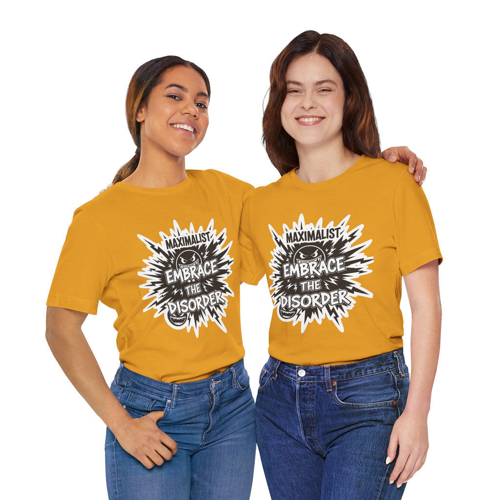 DIY Apparel | Embrace the Disorder T‑Shirt — Bold Maximalist Graphic Tee