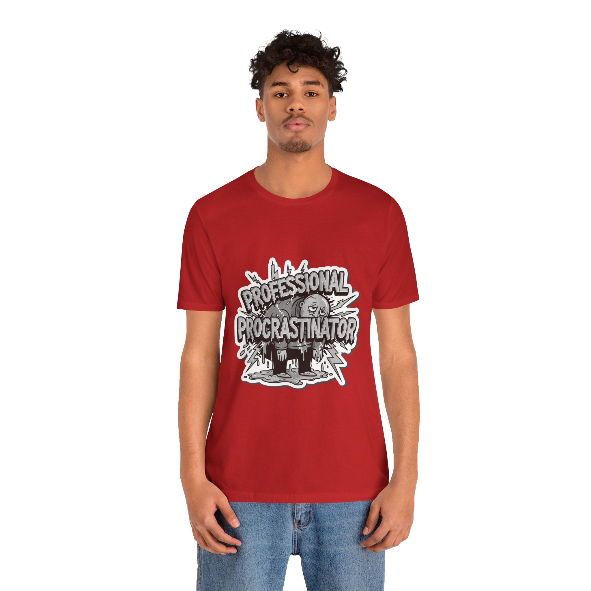 DIY Apparel | Professional Procrastinator T-Shirt — Funny Graphic Tee for Students & Office Workers
