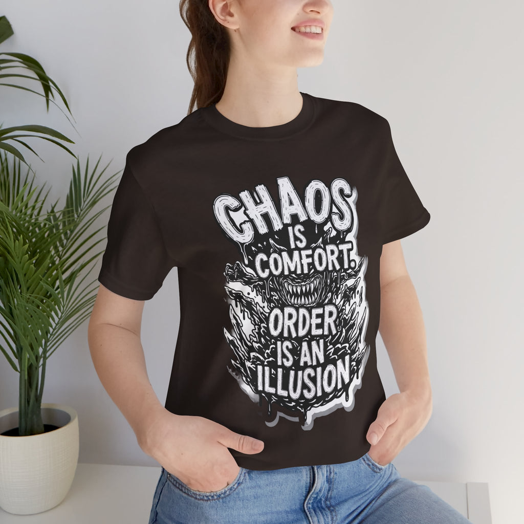 DIY apparel | Chaos Is Comfort Tee — Graphic Quote T-Shirt