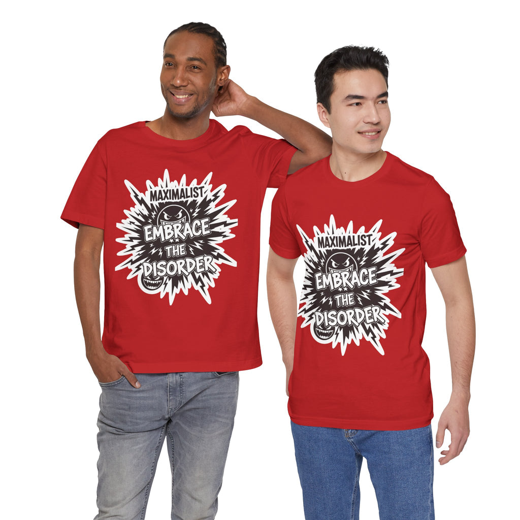 DIY Apparel | Embrace the Disorder T‑Shirt — Bold Maximalist Graphic Tee