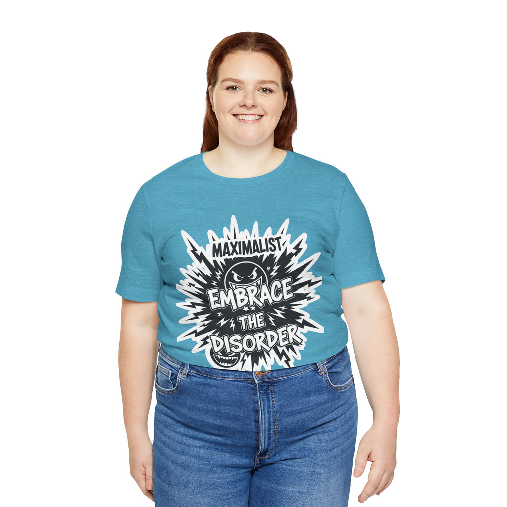 DIY Apparel | Embrace the Disorder T‑Shirt — Bold Maximalist Graphic Tee