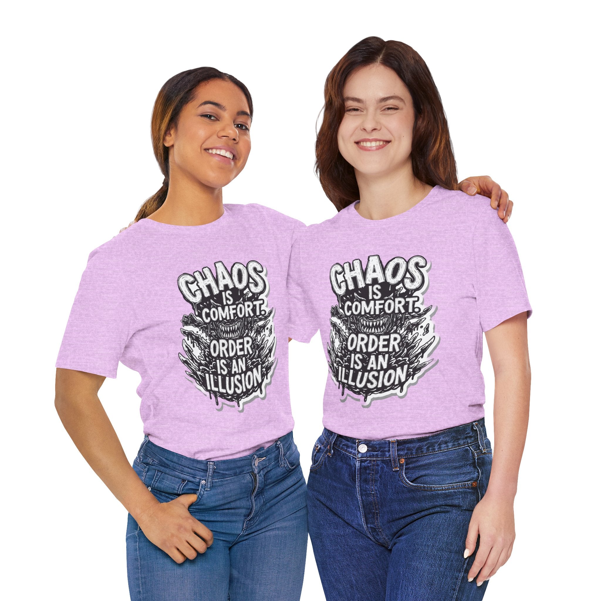 DIY apparel | Chaos Is Comfort Tee — Graphic Quote T-Shirt