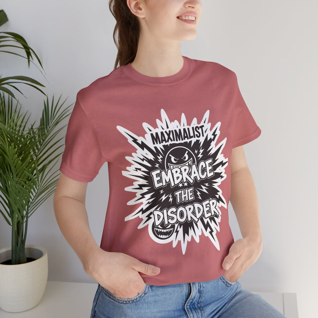 DIY Apparel | Embrace the Disorder T‑Shirt — Bold Maximalist Graphic Tee