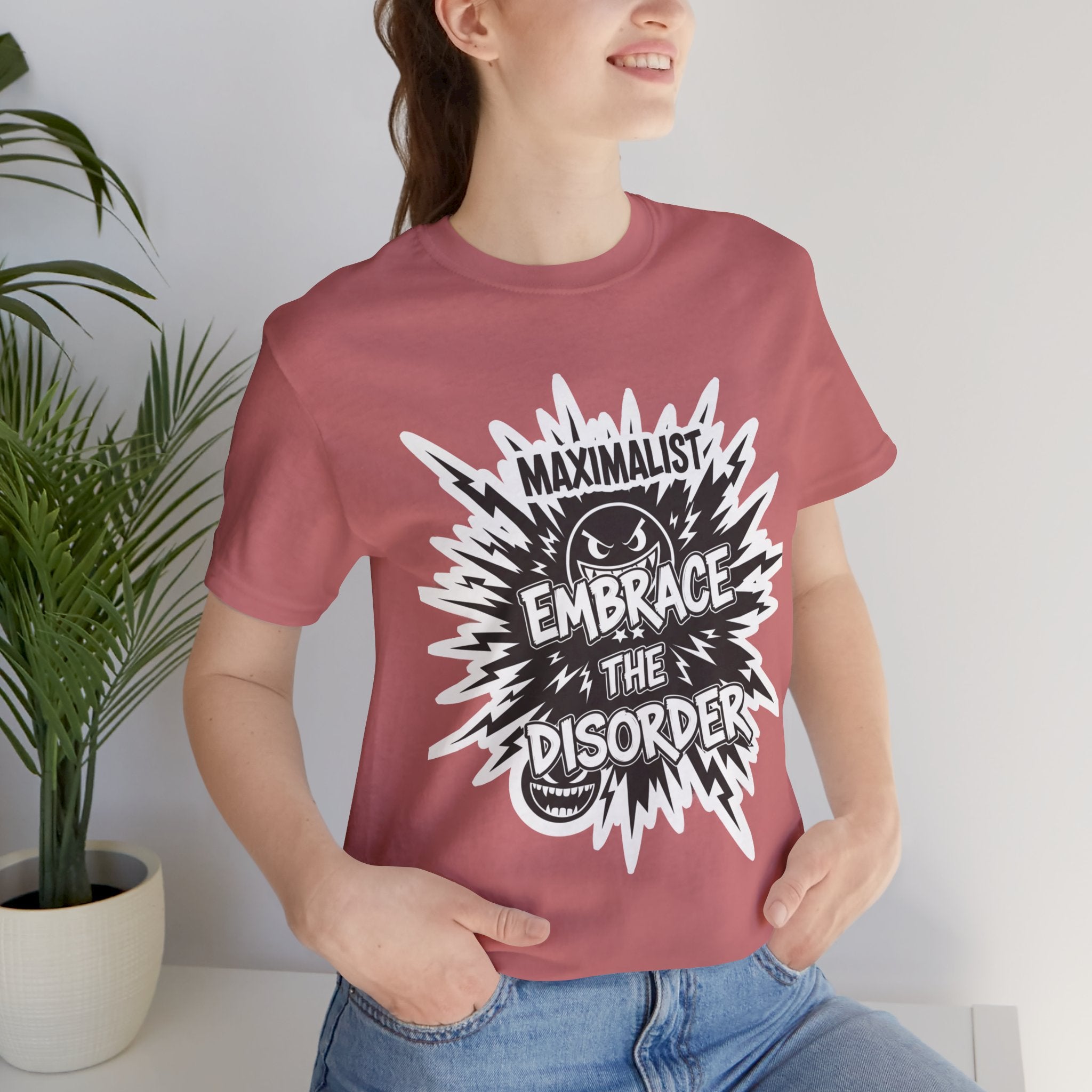 DIY Apparel | Embrace the Disorder T‑Shirt — Bold Maximalist Graphic Tee