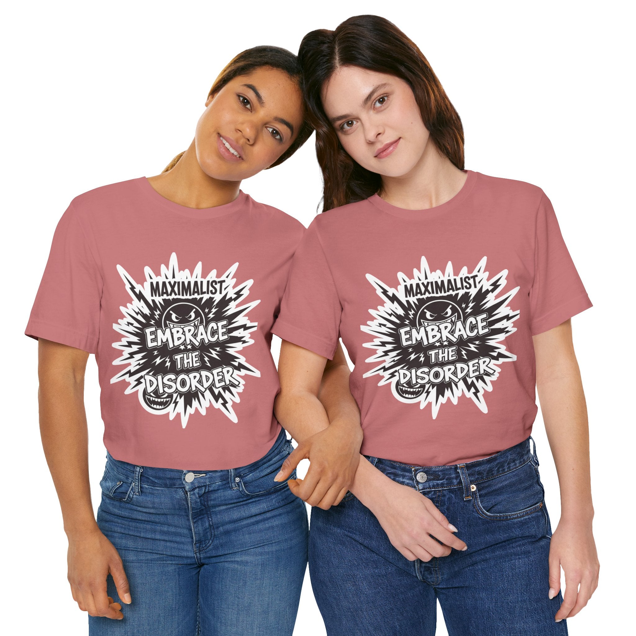 DIY Apparel | Embrace the Disorder T‑Shirt — Bold Maximalist Graphic Tee