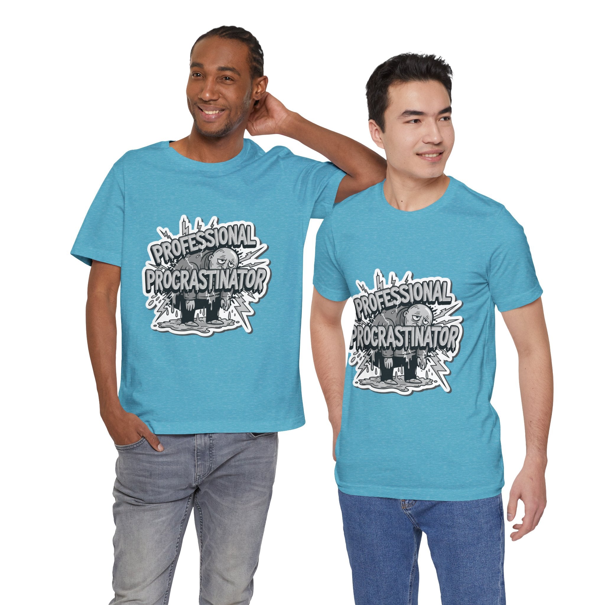 DIY Apparel | Professional Procrastinator T-Shirt — Funny Graphic Tee for Students & Office Workers
