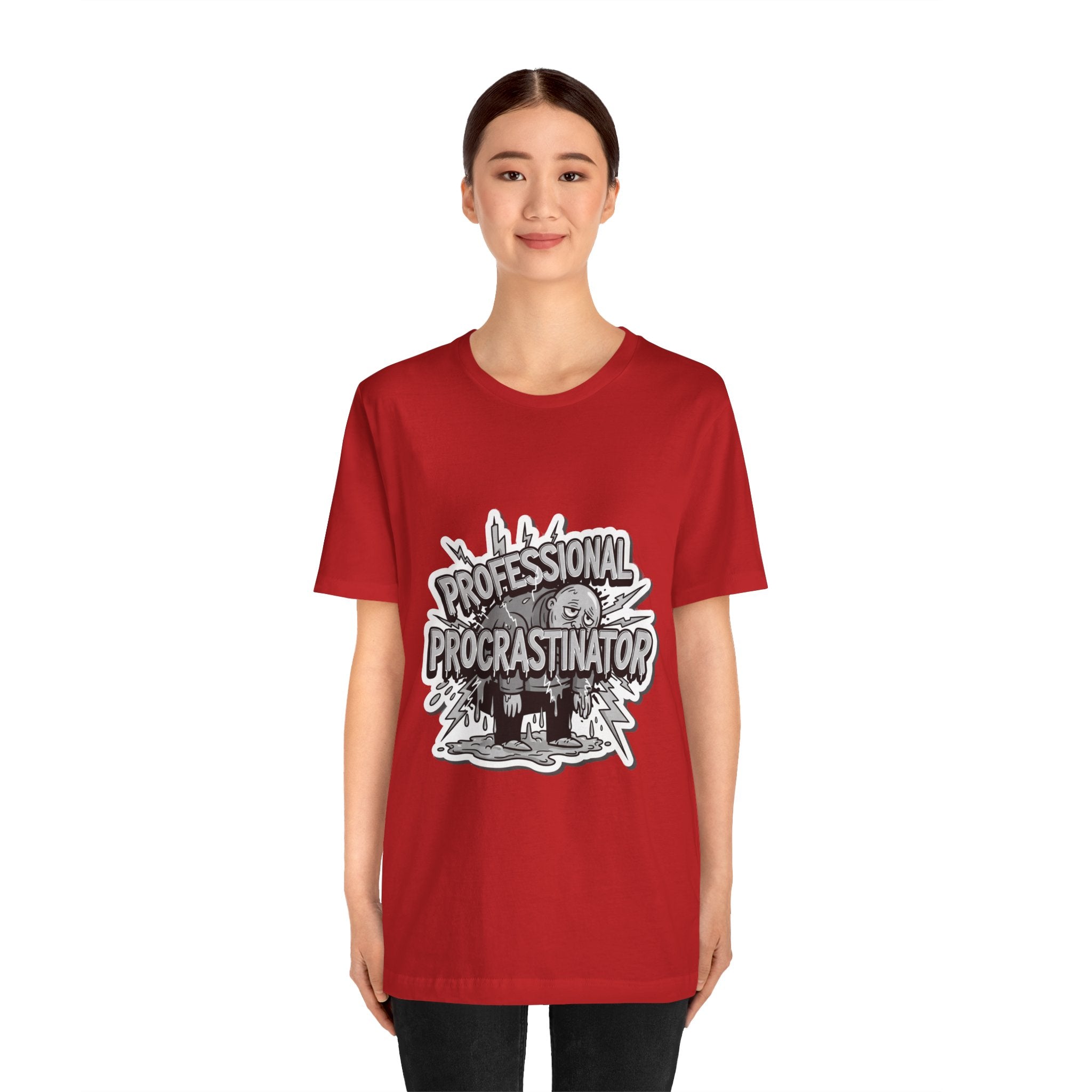 DIY Apparel | Professional Procrastinator T-Shirt — Funny Graphic Tee for Students & Office Workers