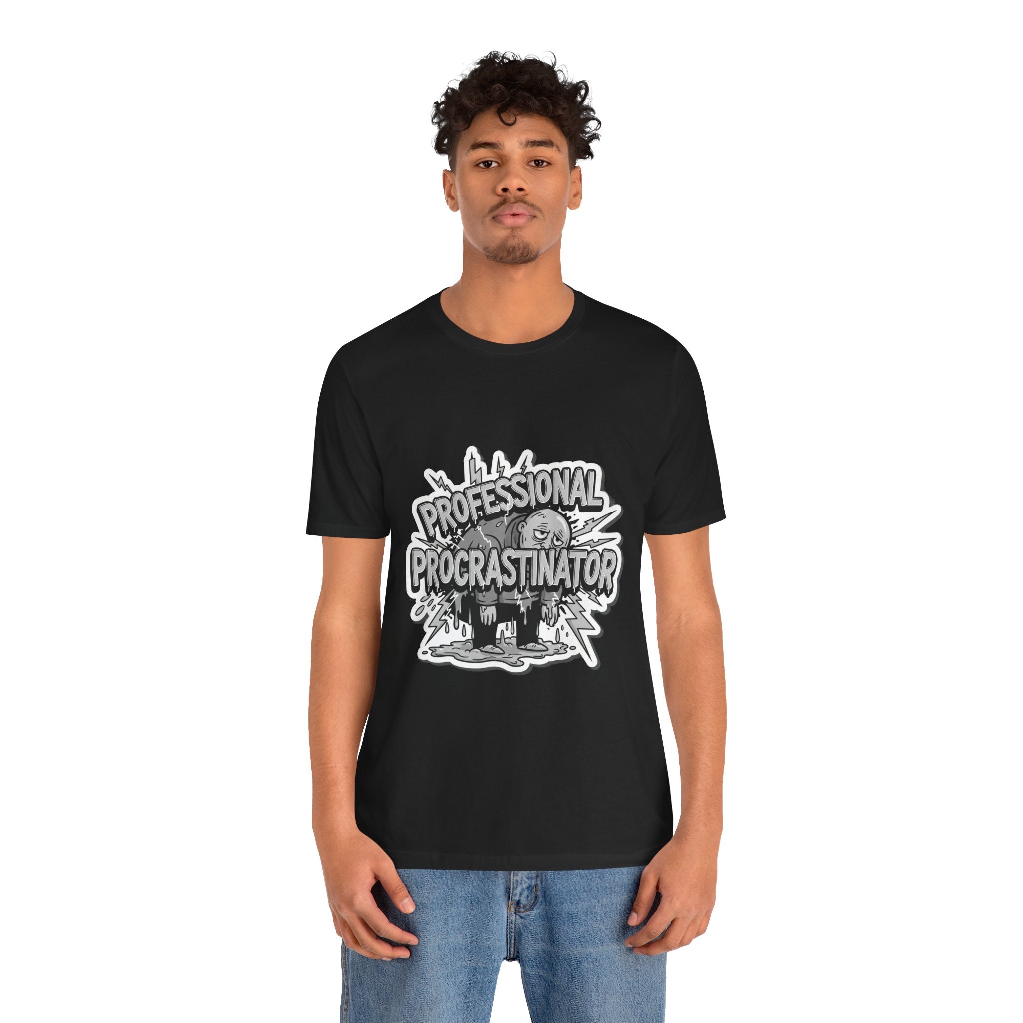 DIY Apparel | Professional Procrastinator T-Shirt — Funny Graphic Tee for Students & Office Workers