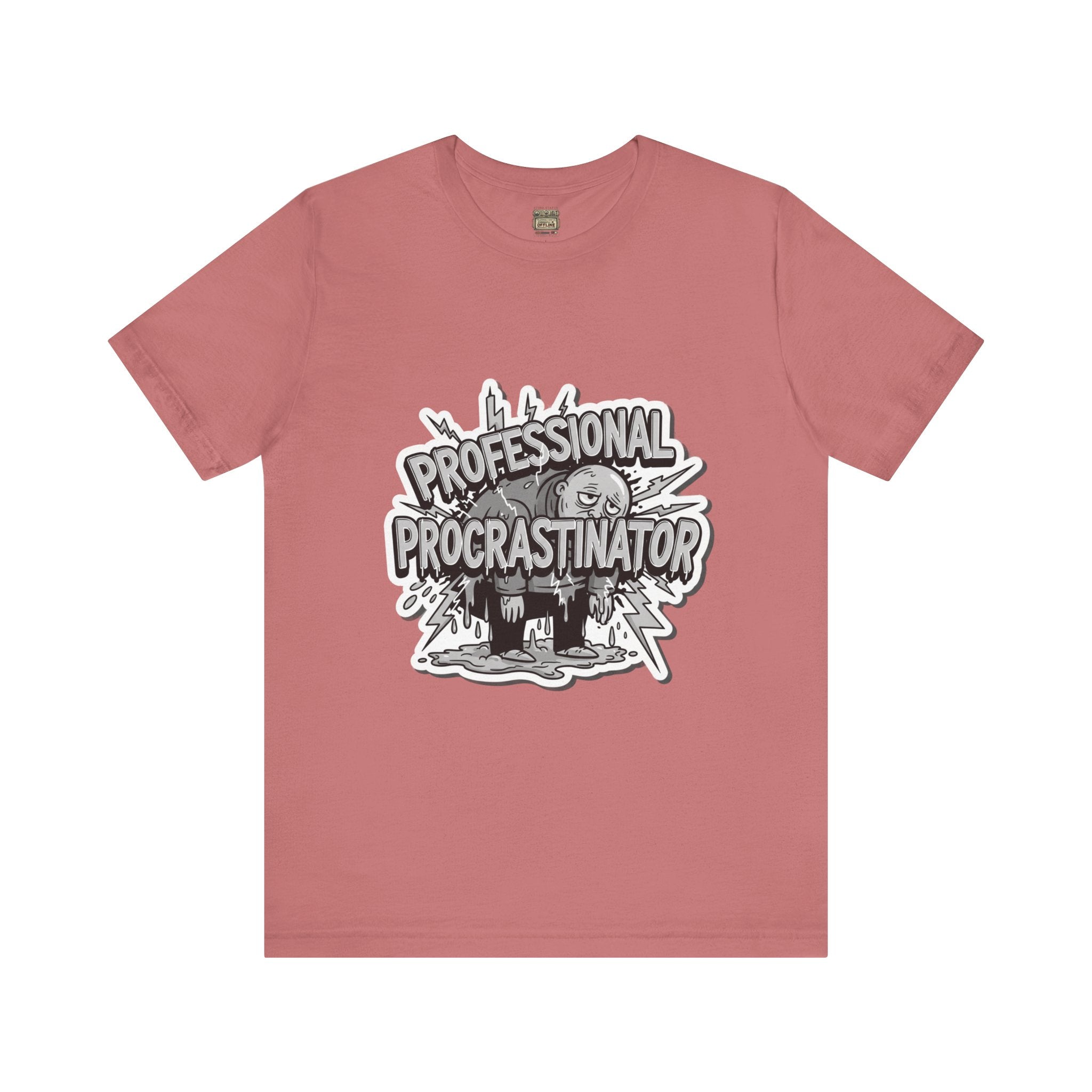 DIY Apparel | Professional Procrastinator T-Shirt — Funny Graphic Tee for Students & Office Workers