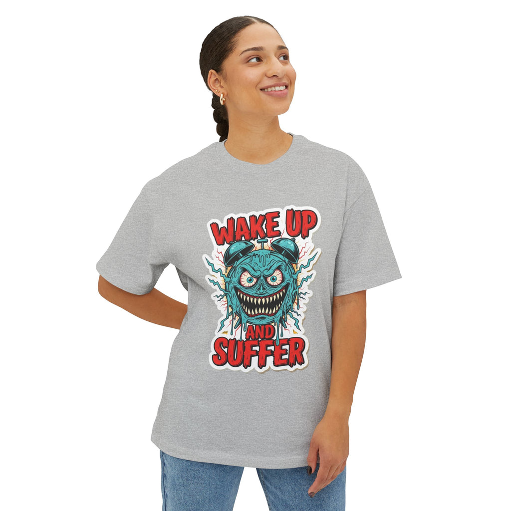 Wake Suffer Skate T-Shirt | DIY Colorable Tee | Interactive Skater Apparel | Grunge Outline Art | Customizable Gift