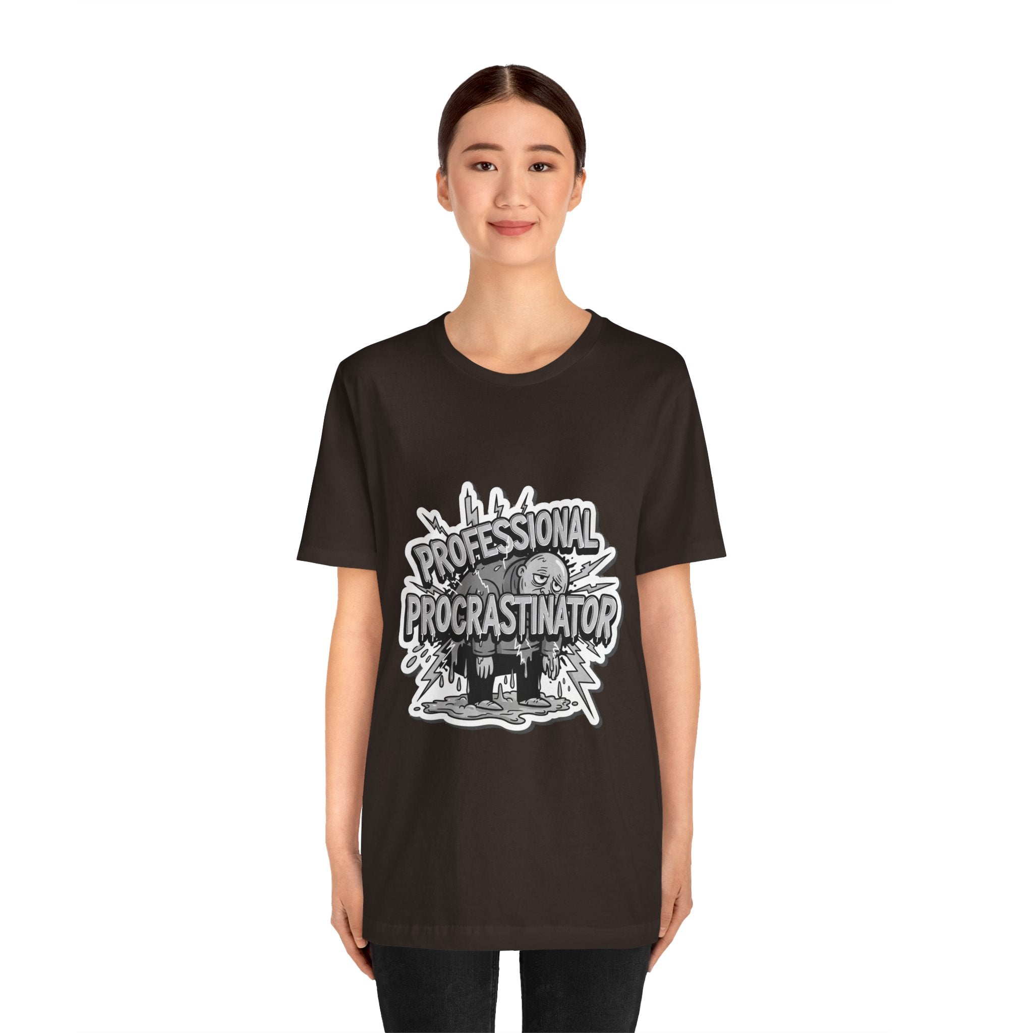 DIY Apparel | Professional Procrastinator T-Shirt — Funny Graphic Tee for Students & Office Workers