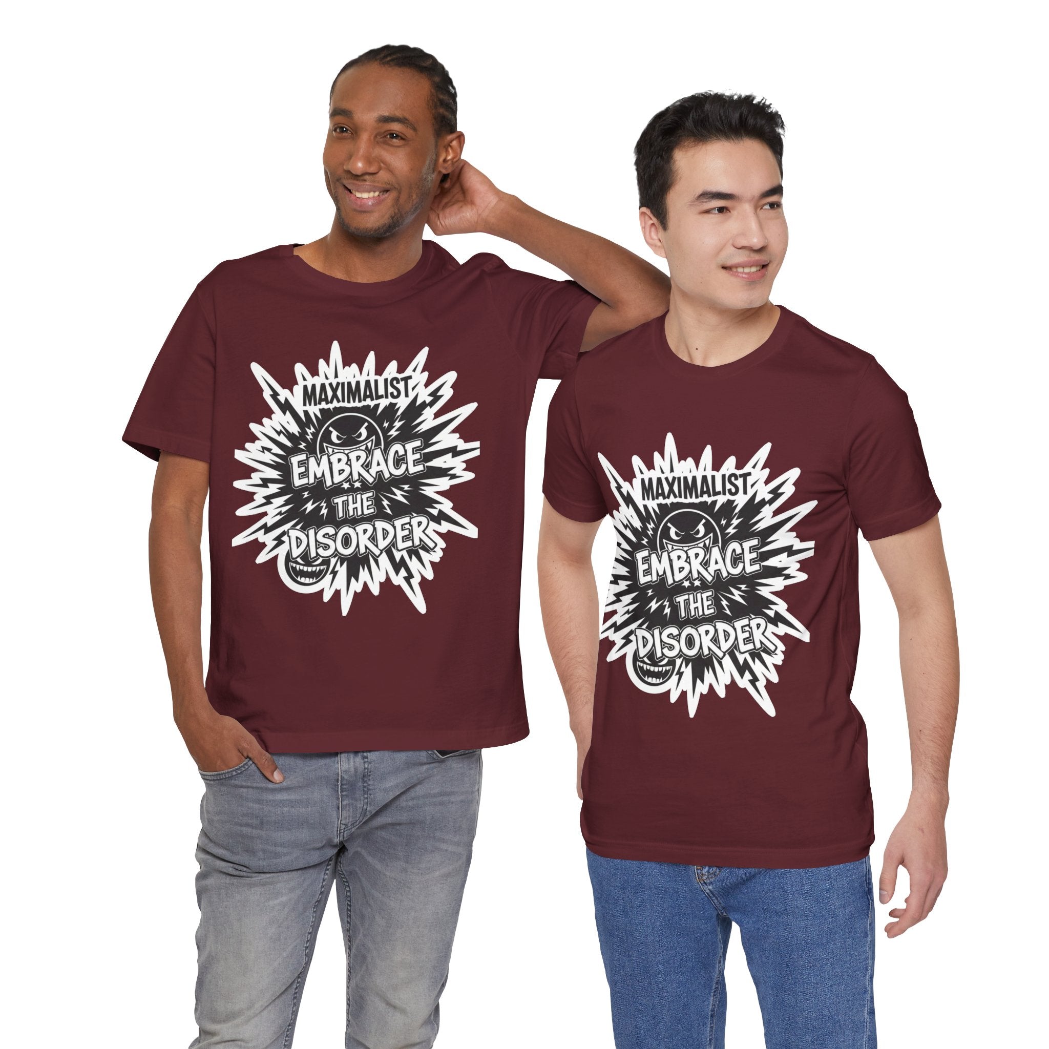 DIY Apparel | Embrace the Disorder T‑Shirt — Bold Maximalist Graphic Tee