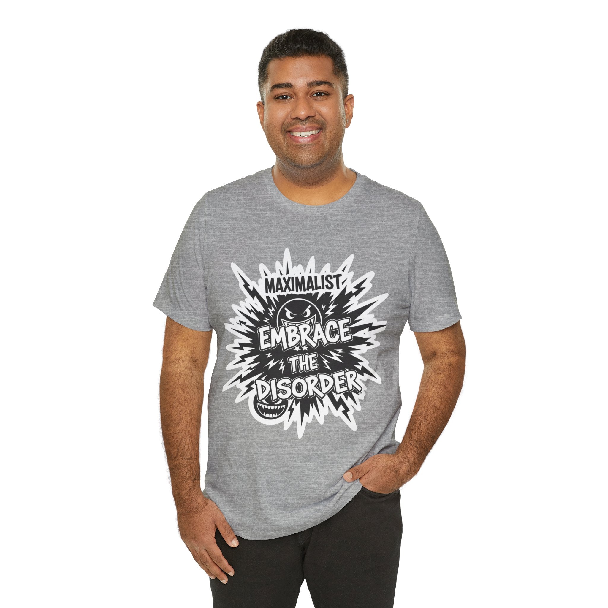 DIY Apparel | Embrace the Disorder T‑Shirt — Bold Maximalist Graphic Tee