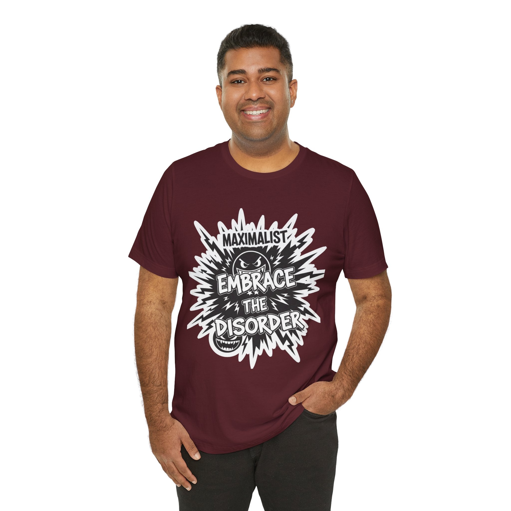 DIY Apparel | Embrace the Disorder T‑Shirt — Bold Maximalist Graphic Tee