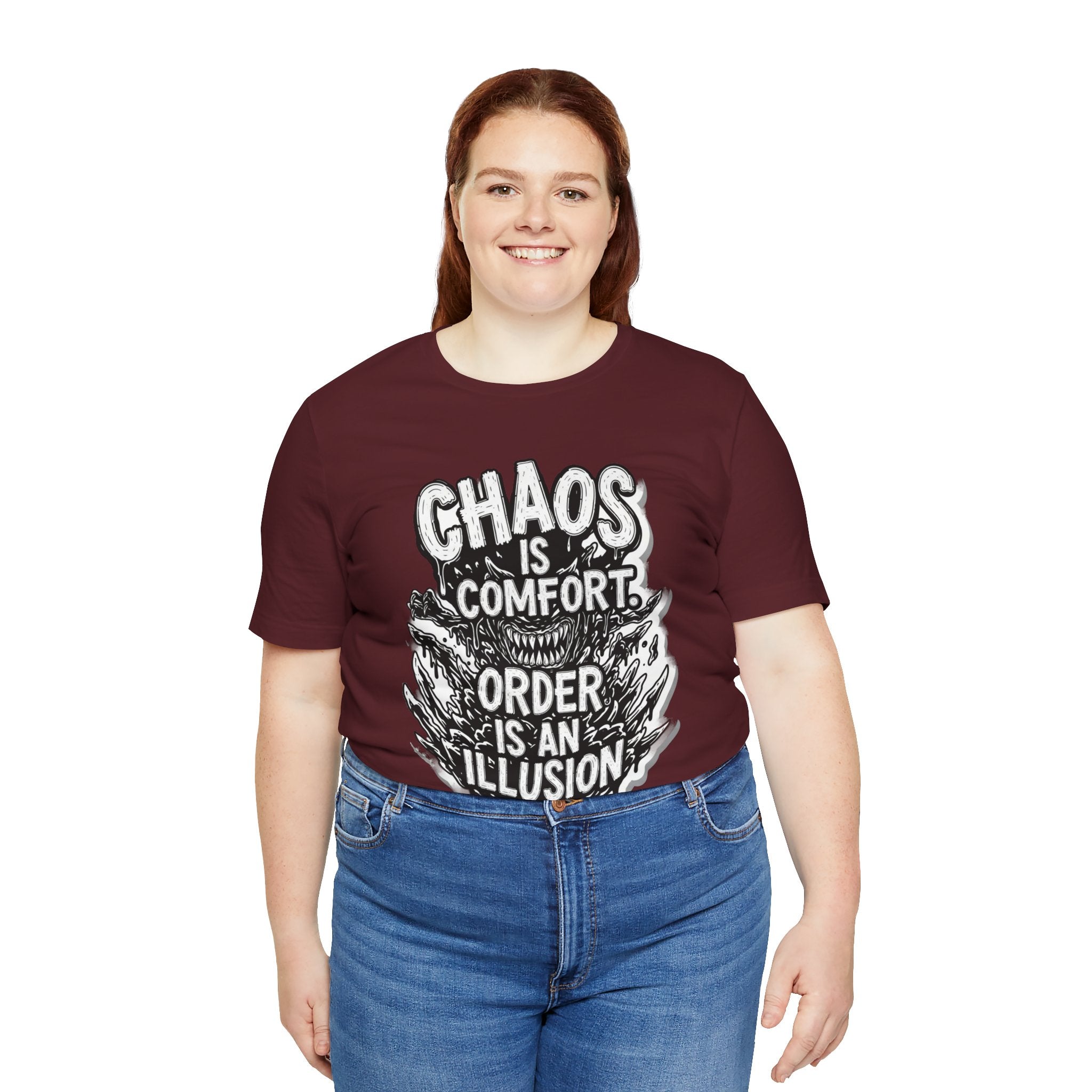 DIY apparel | Chaos Is Comfort Tee — Graphic Quote T-Shirt