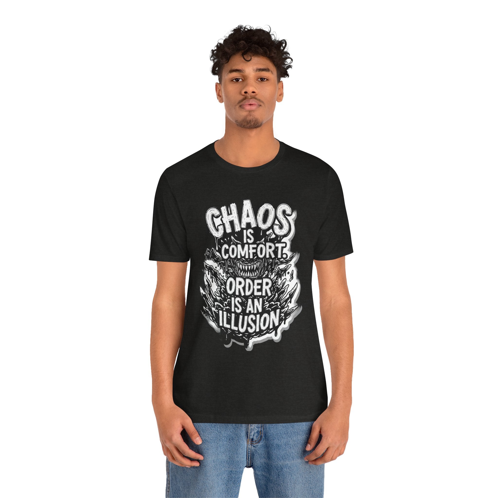 DIY apparel | Chaos Is Comfort Tee — Graphic Quote T-Shirt