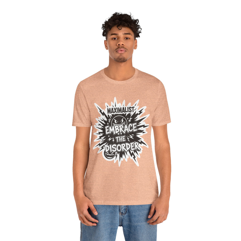 DIY Apparel | Embrace the Disorder T‑Shirt — Bold Maximalist Graphic Tee