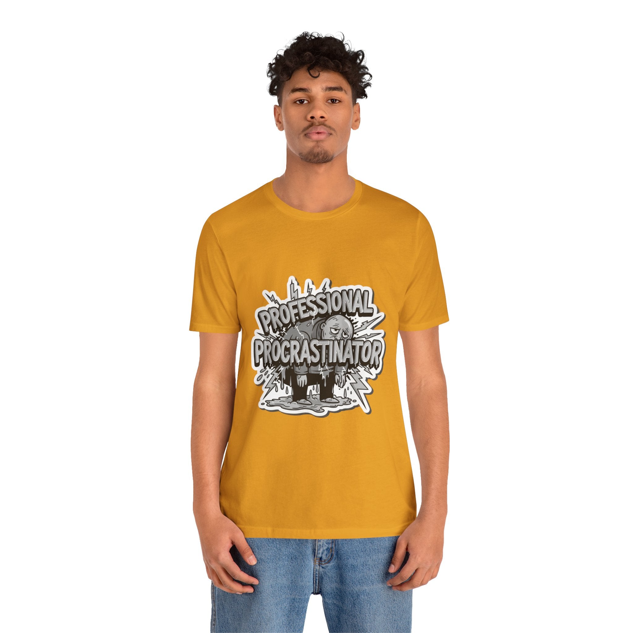 DIY Apparel | Professional Procrastinator T-Shirt — Funny Graphic Tee for Students & Office Workers