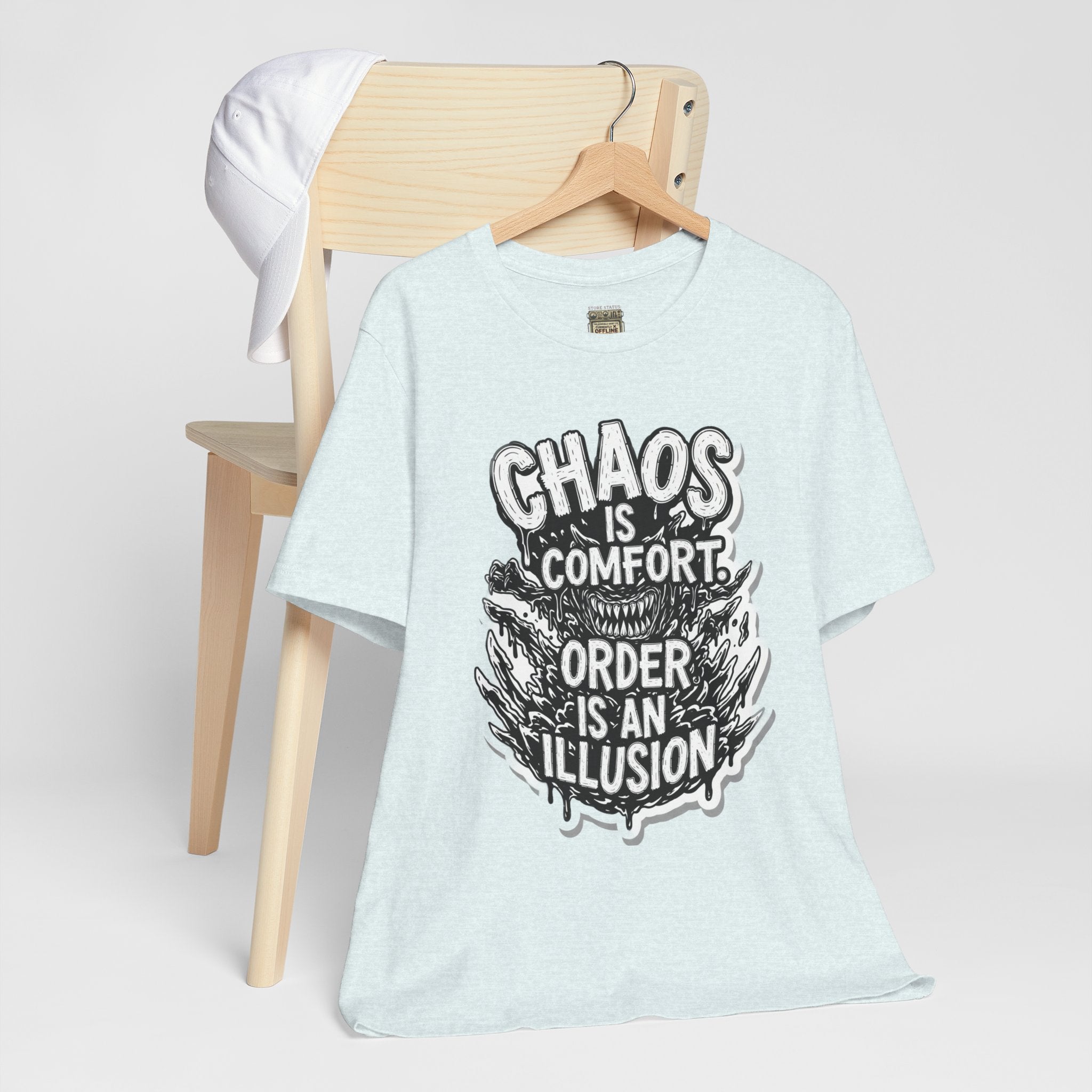 DIY apparel | Chaos Is Comfort Tee — Graphic Quote T-Shirt