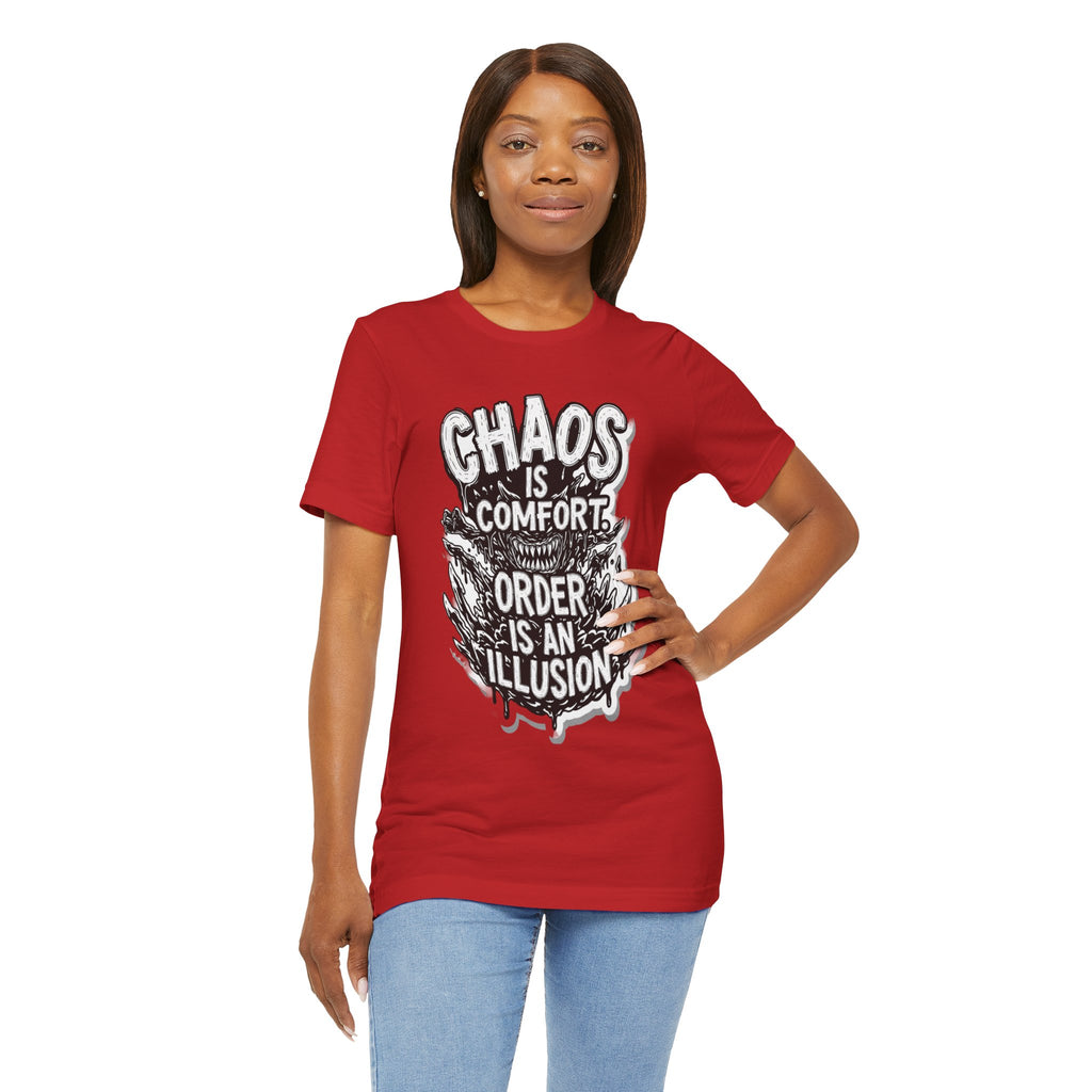 DIY apparel | Chaos Is Comfort Tee — Graphic Quote T-Shirt