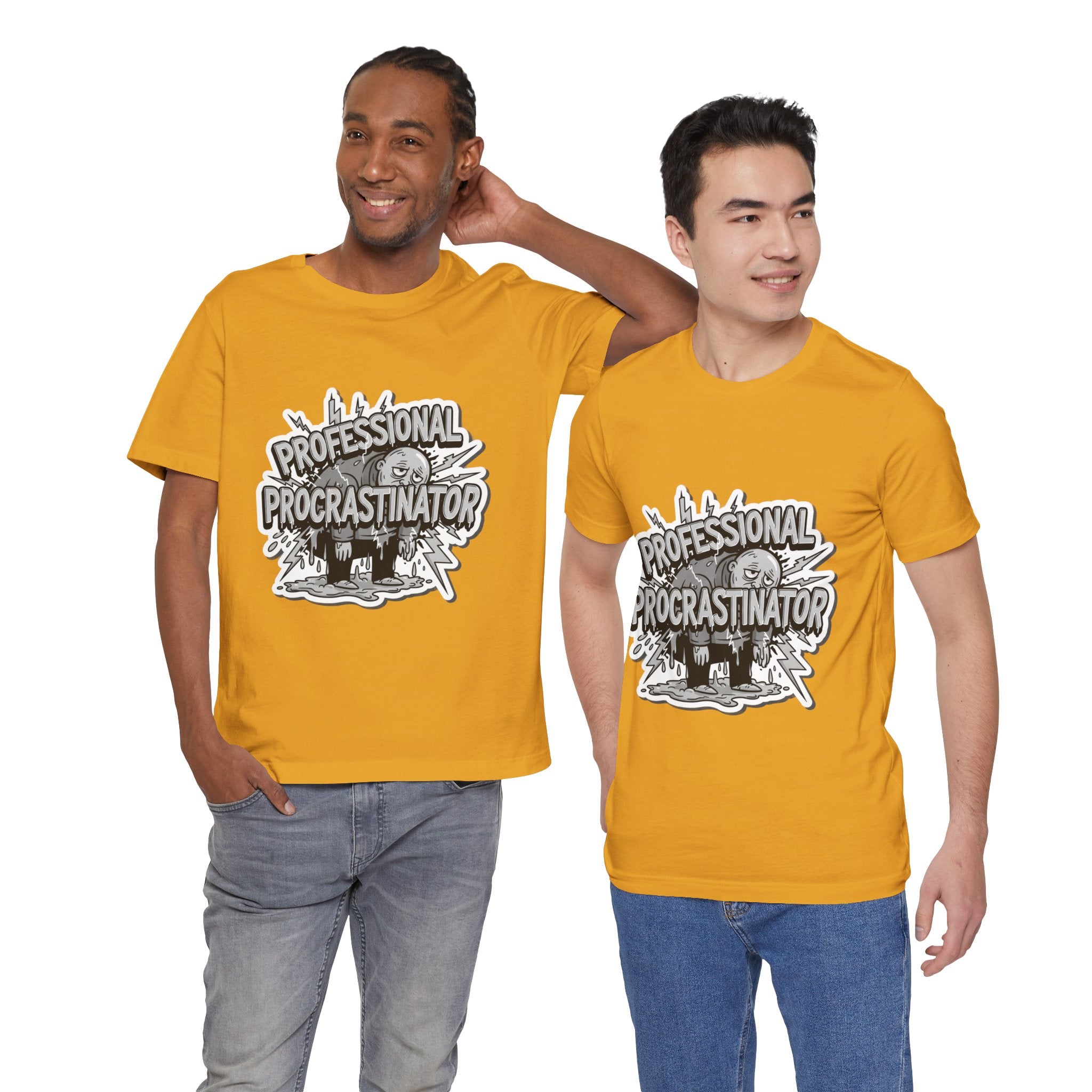 DIY Apparel | Professional Procrastinator T-Shirt — Funny Graphic Tee for Students & Office Workers