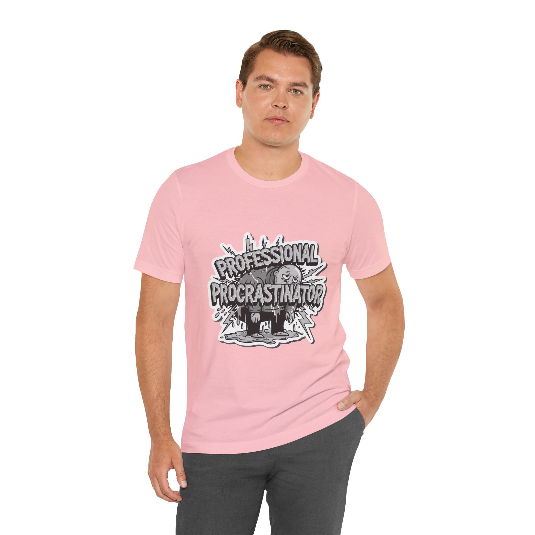 DIY Apparel | Professional Procrastinator T-Shirt — Funny Graphic Tee for Students & Office Workers