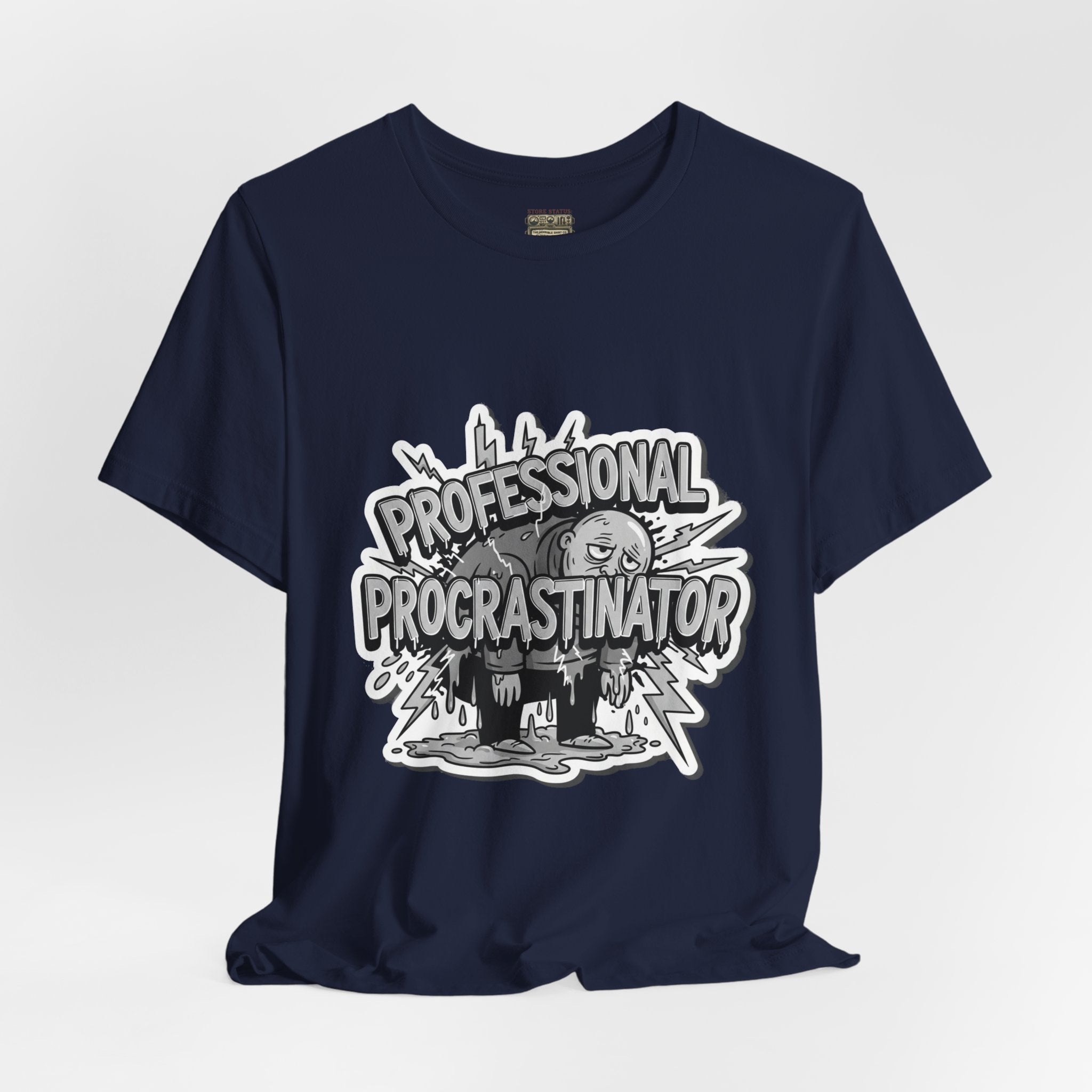 DIY Apparel | Professional Procrastinator T-Shirt — Funny Graphic Tee for Students & Office Workers